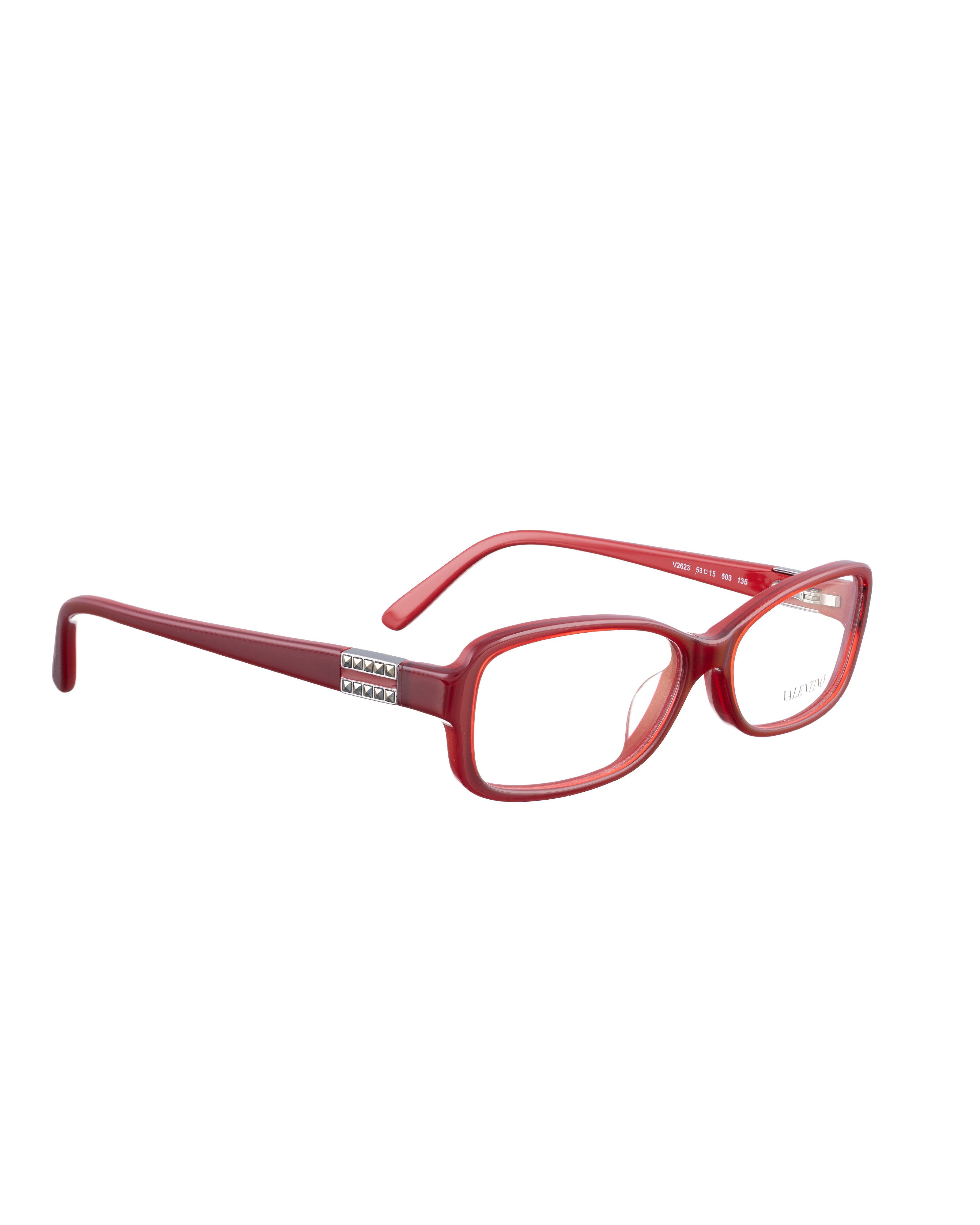 Valentino Valentino 00s Burgundy Glasses with Studs Size ONE SIZE - 2 Thumbnail