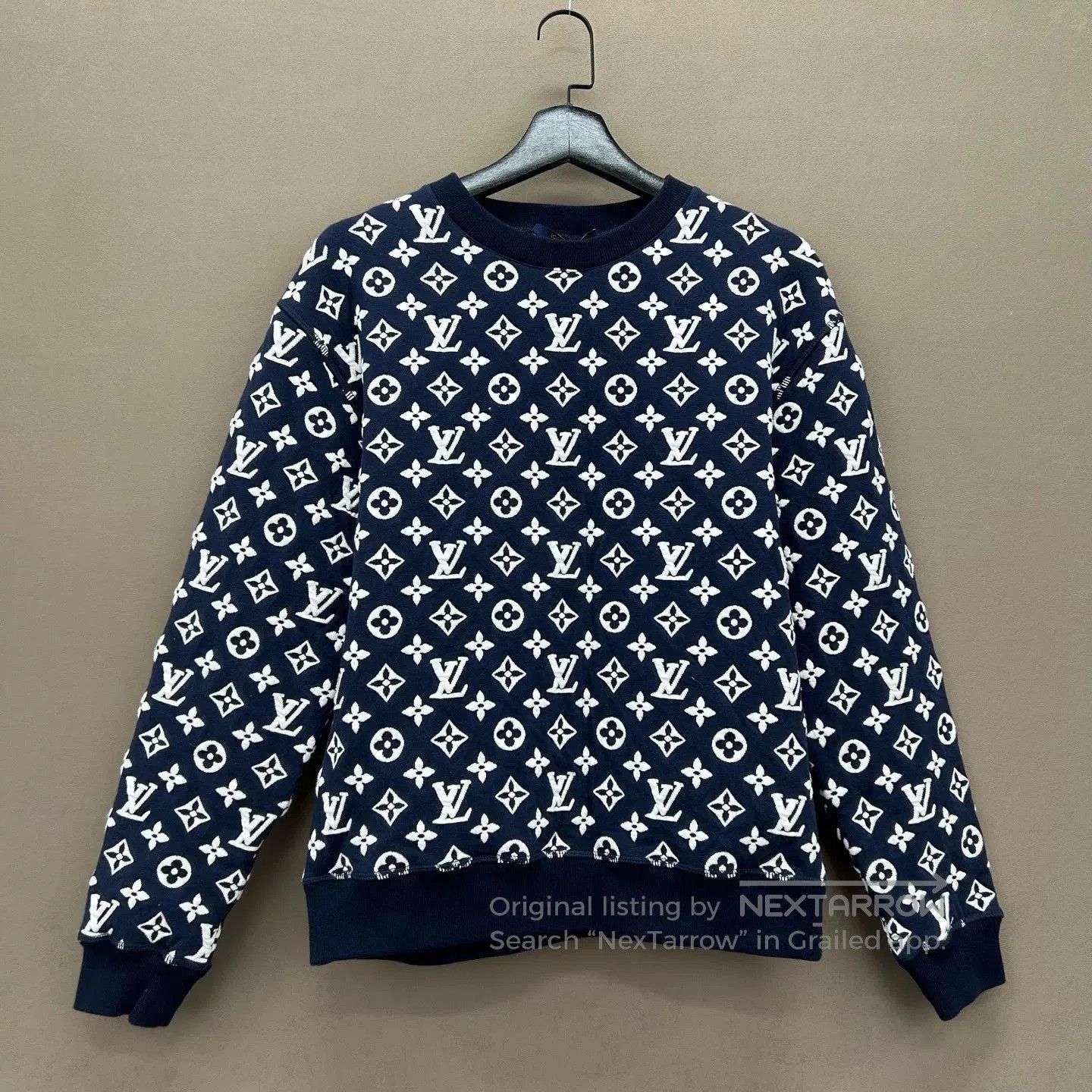 Louis Vuitton Louis Vuitton Blue Logo Print Sweatshirt. Size US XS / EU 42 / 0 - 1 Thumbnail