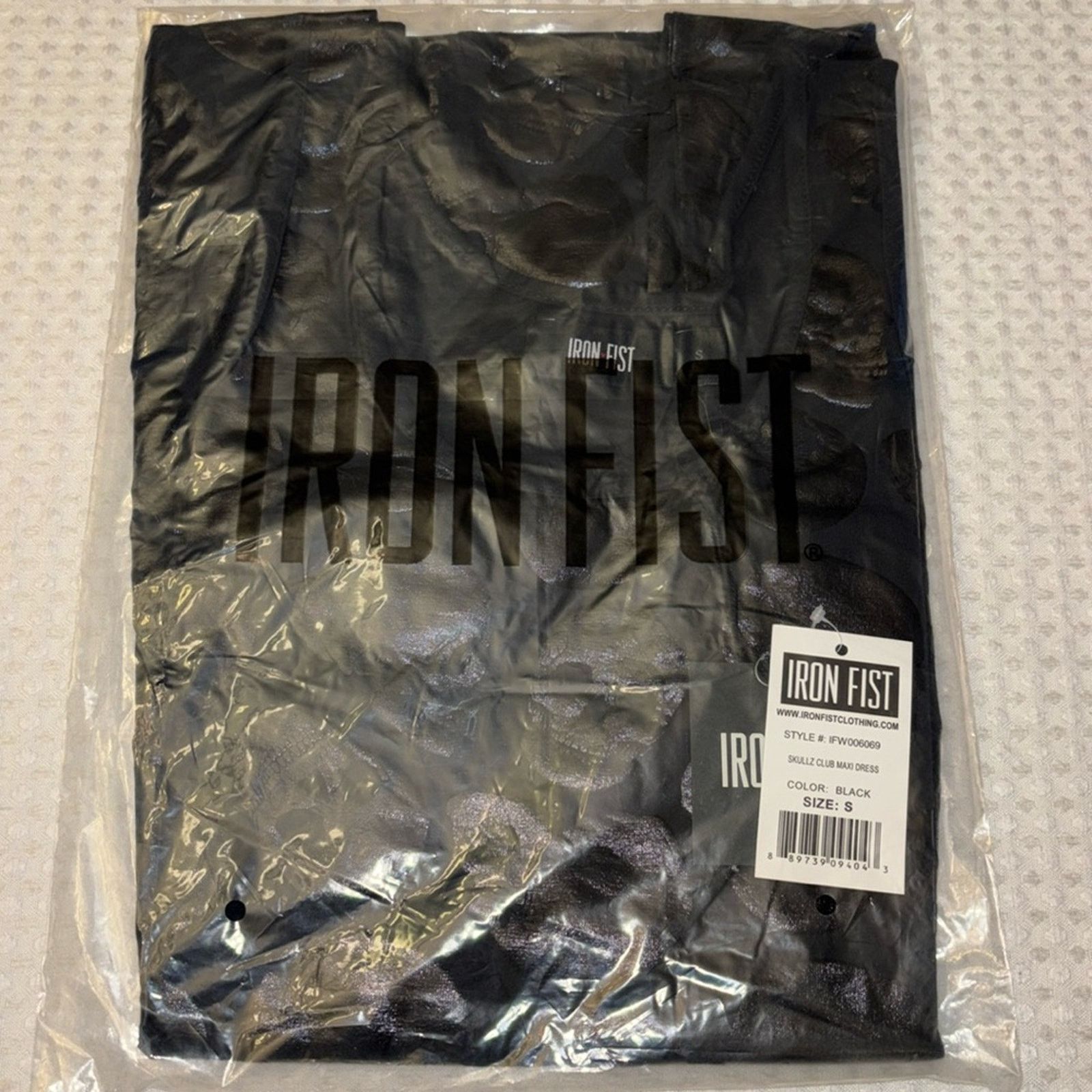 Iron Fist Iron Fist Skullz Club Black Maxi Tank Dress S Bodycon Skull Size S / US 4 / IT 40 - 8 Thumbnail
