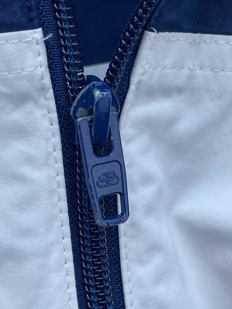 Balenciaga Blenclaga Blue White Embroidered Windbreaker-2505 Size US L / EU 52-54 / 3 - 5 Thumbnail
