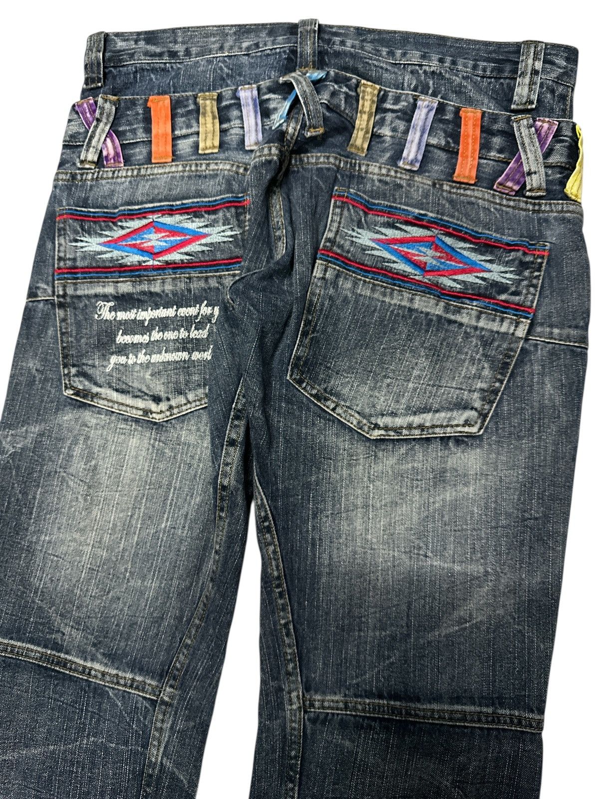 Kapital Native Double Focus Doube Waist Denim. Size US 34 / EU 50 - 10 Thumbnail