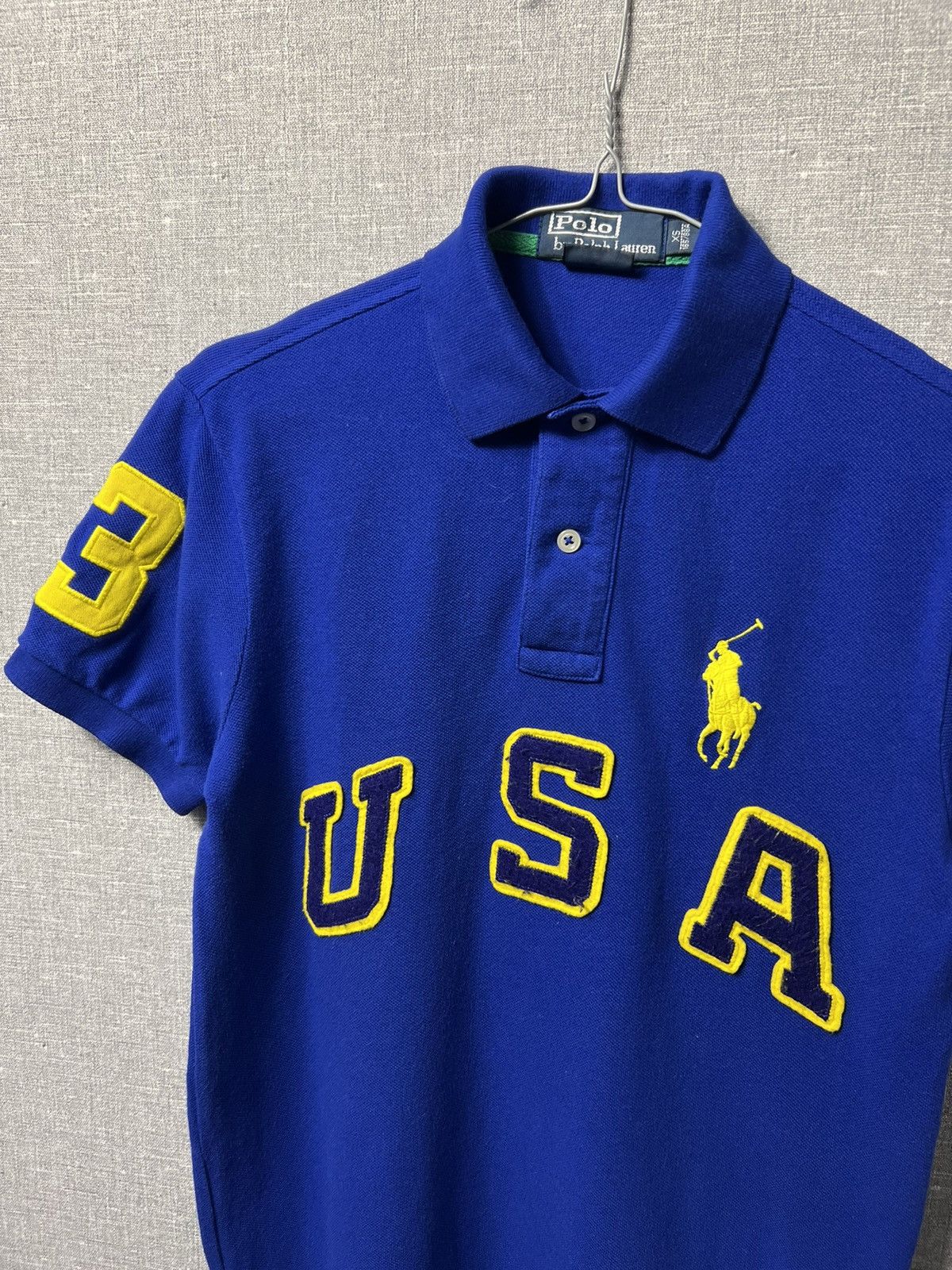Polo Ralph Lauren × Vintage Vintage Polo Ralph Lauren USA Logo Polo Shirt Size US XS / EU 42 / 0 - 2 Thumbnail