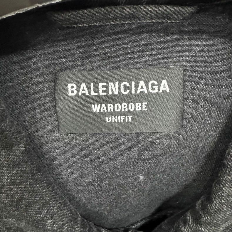 Balenciaga Balenciaga Logo printed lapel single-breasted long-sleeved Size US M / EU 48-50 / 2 - 3 Thumbnail