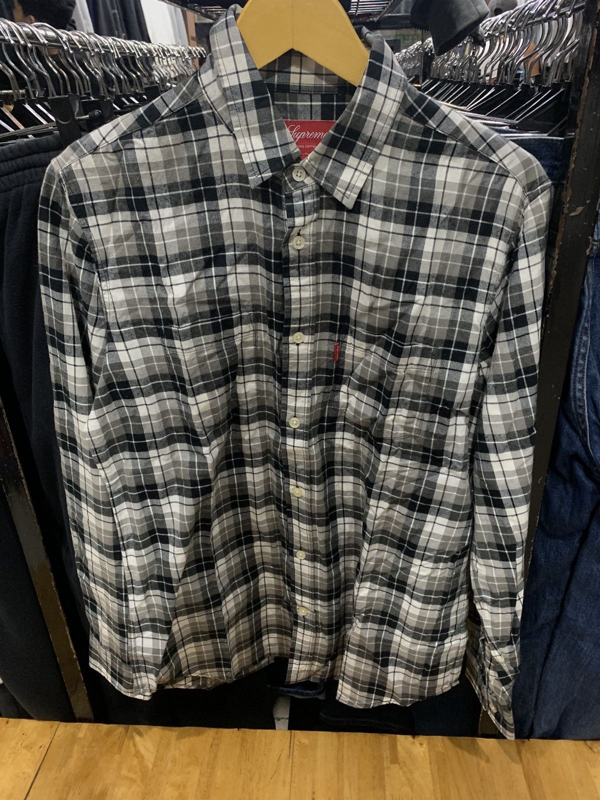 Supreme Supreme plaid flannel shirt Size US M / EU 48-50 / 2 - 1 Thumbnail