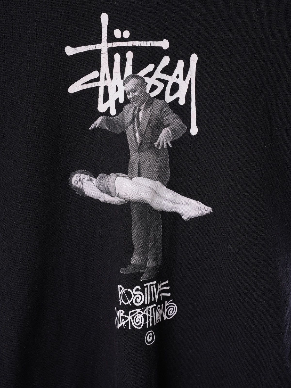 Stussy STUSSY GLOBAL LEVITATE TEE BLACK - S Size US S / EU 44-46 / 1 - 2 Thumbnail