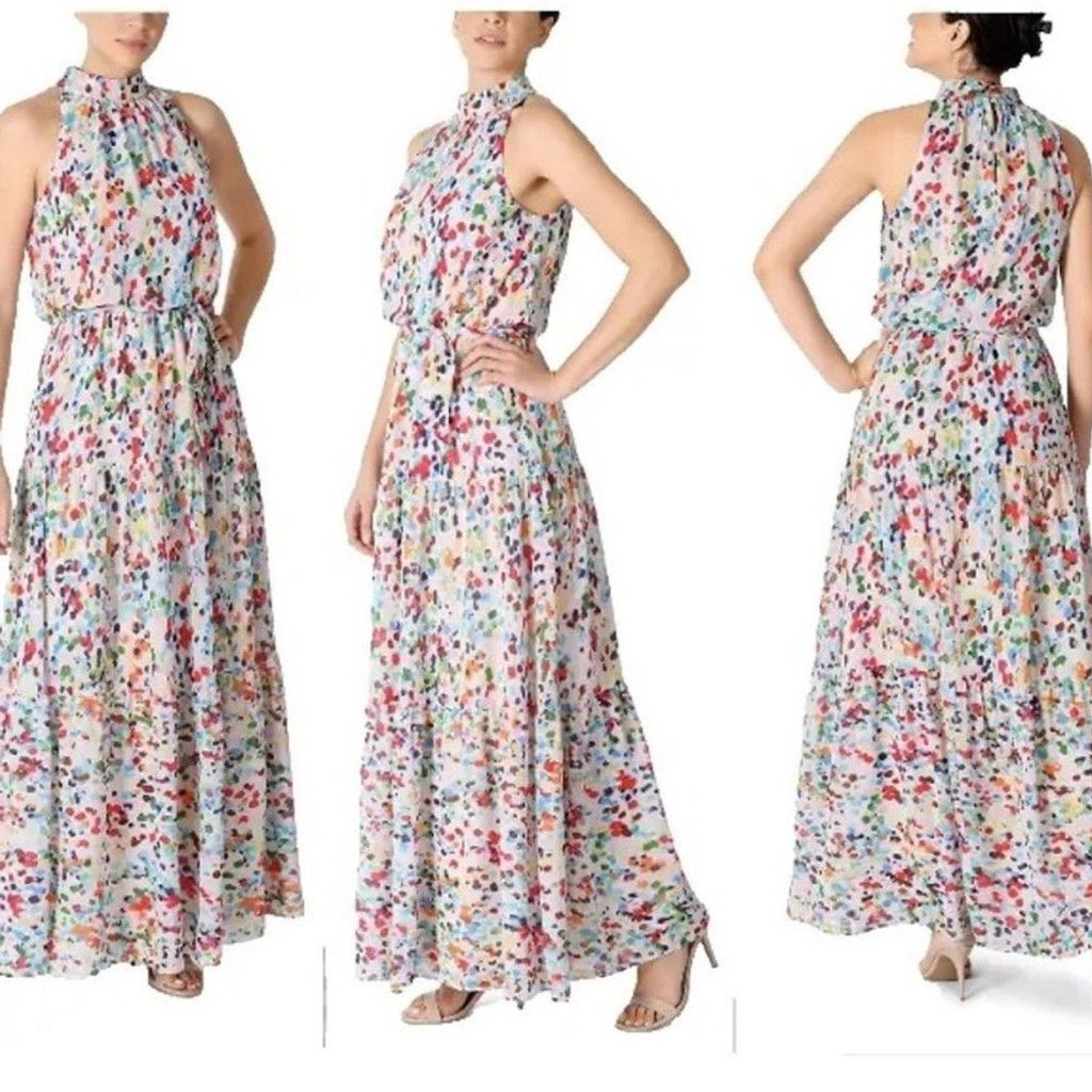 Other JULIA JORDAN MOCK NECK HALTER DRESS: Size 14W Size XL / US 12-14 / IT 48-50 - 1 Thumbnail