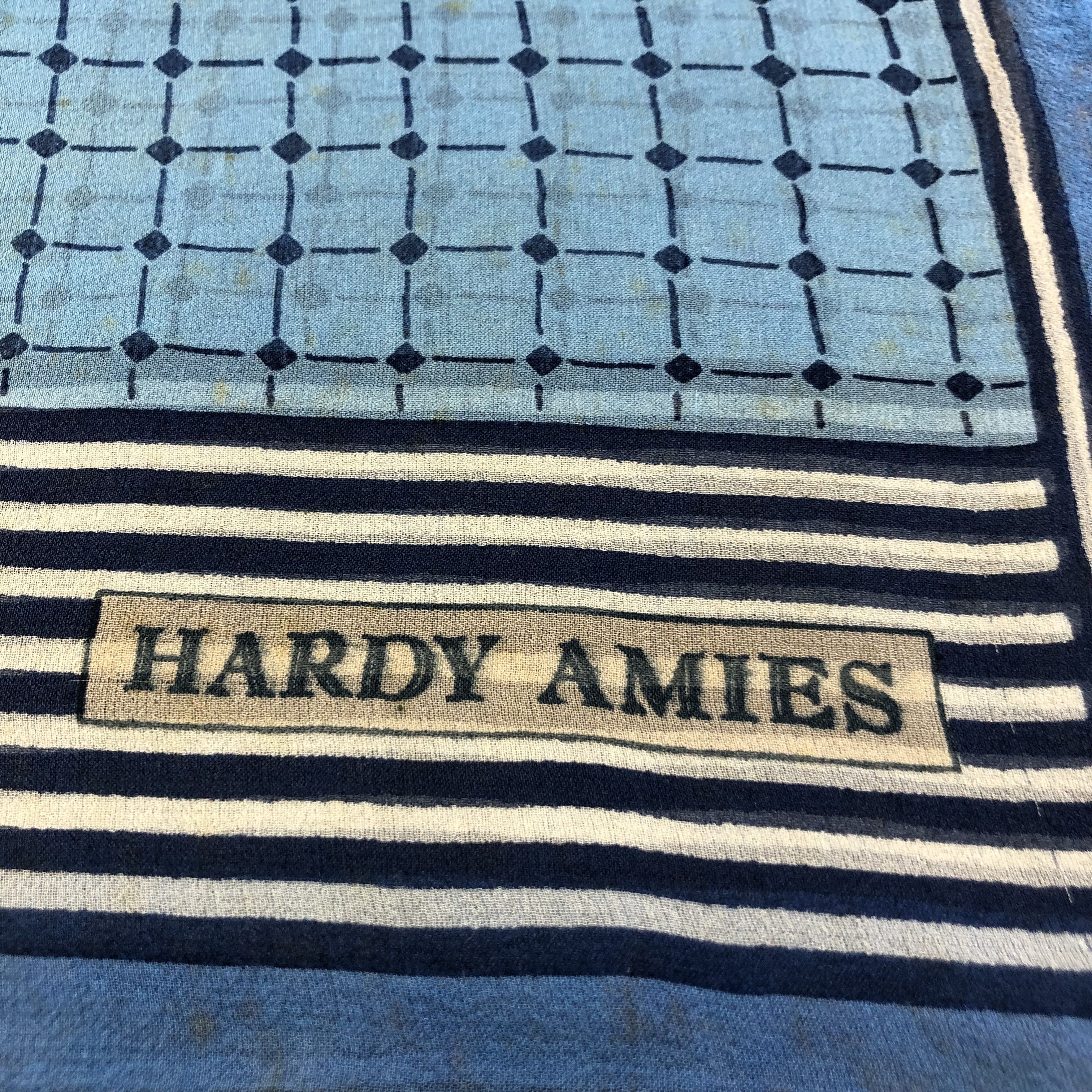 Hardy Amies Vintage Hardy Amies Silk Stole Silk Scarf M597 Size ONE SIZE - 4 Thumbnail