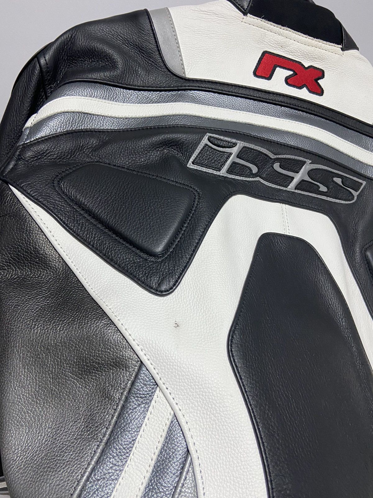 Vintage IXS MOTO Racing Leather Jacket Vintage Big Logo Size US L / EU 52-54 / 3 - 14 Thumbnail