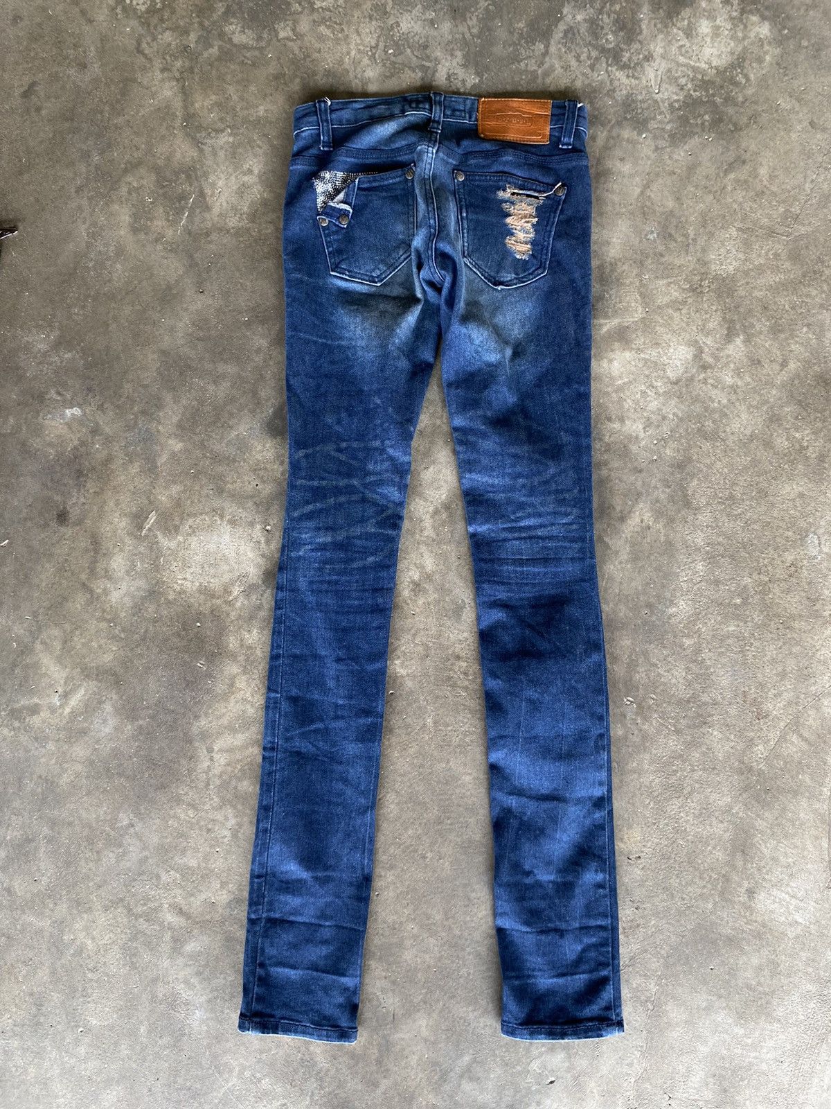 Japanese Brand BRUSH IFSIXWASNINE DENIM PANTS Size 27" / US 4 / IT 40 - 3 Thumbnail