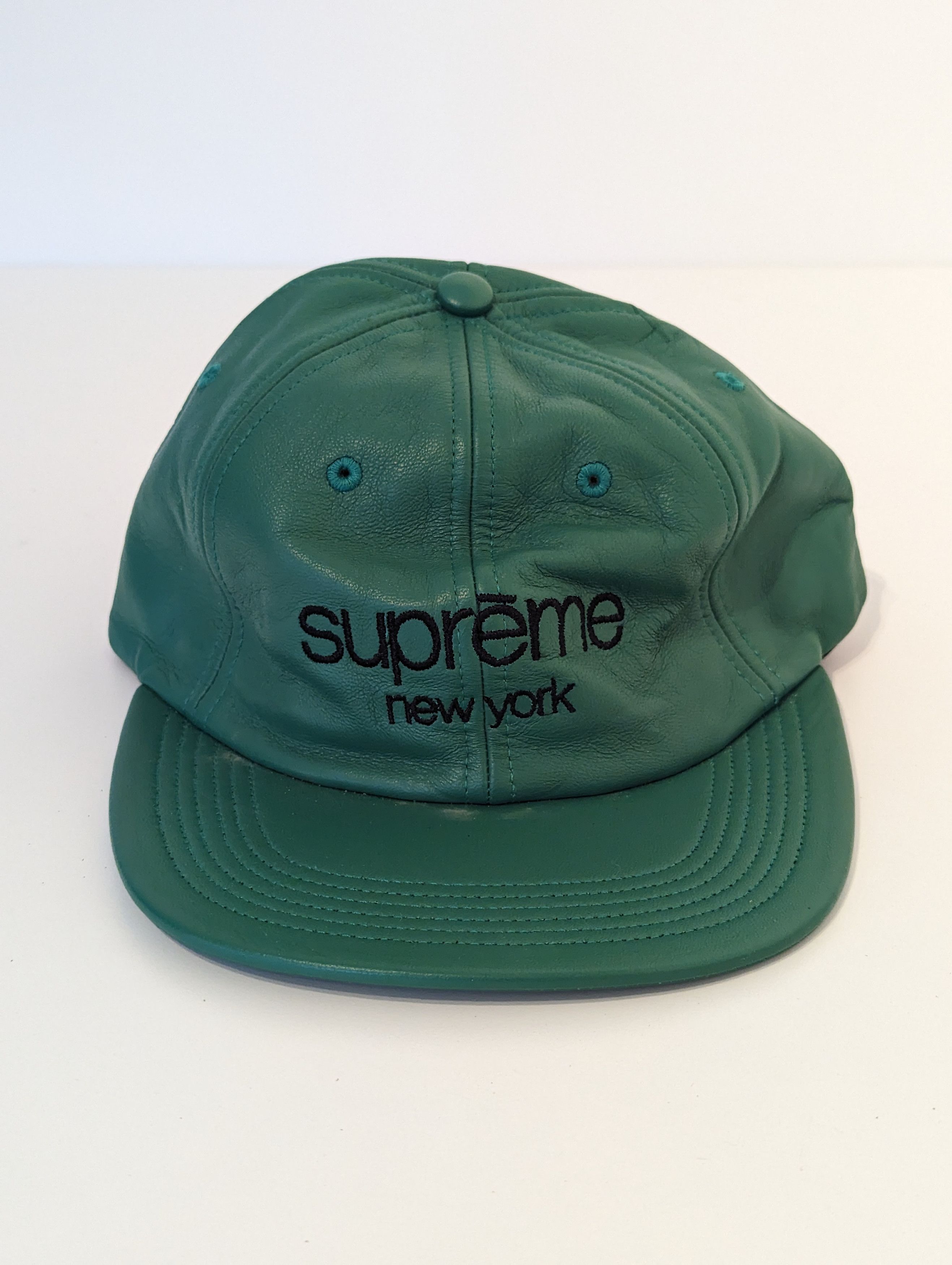 Supreme Supreme FW17 Brushed Twill Script 6-Panel Forest Green