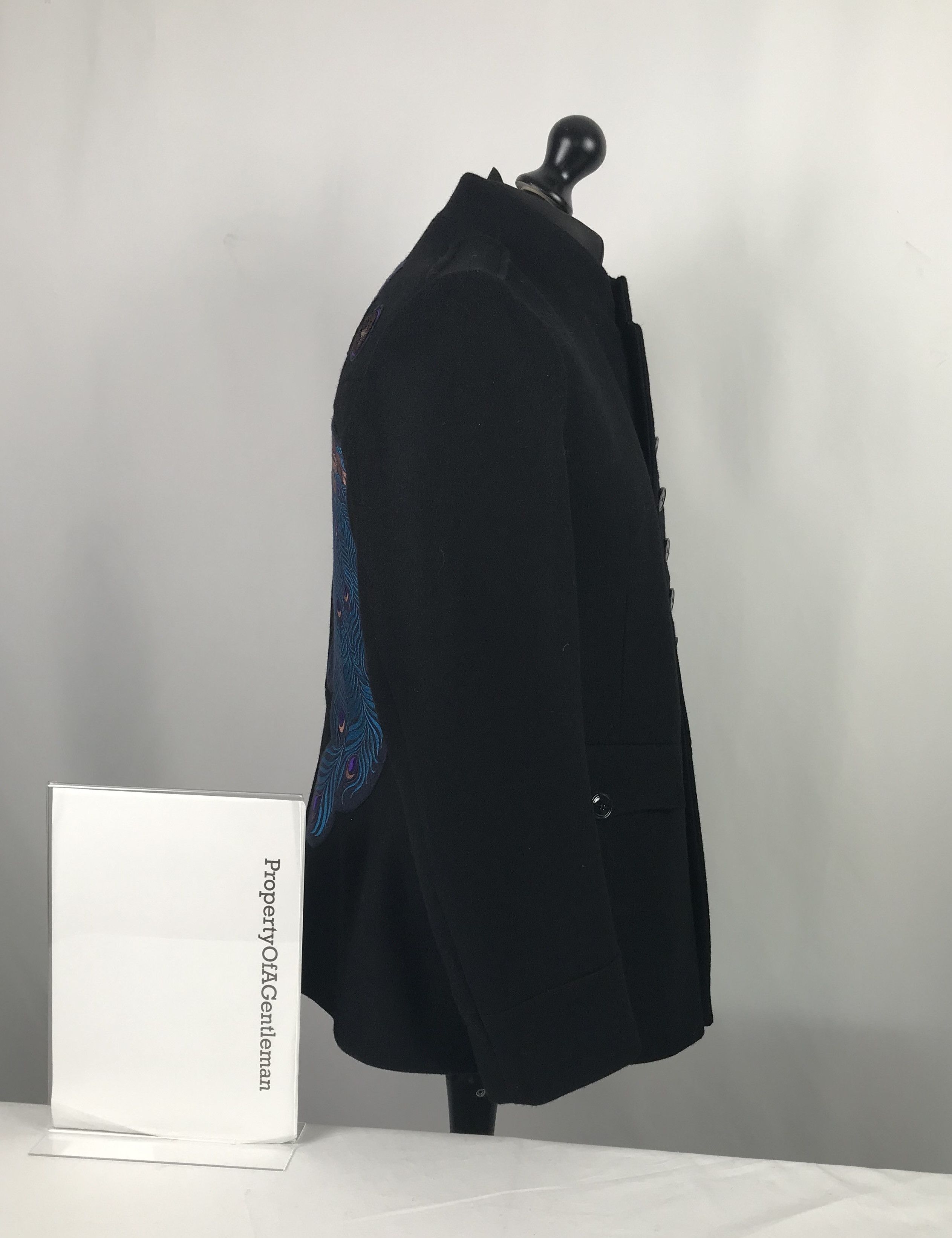 Dries Van Noten Peacock Military Jacket Size 52R - 3 Thumbnail