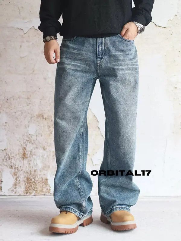 Jean Baggy Flare Denim Jeans Size US 38 / EU 54 - 6 Thumbnail