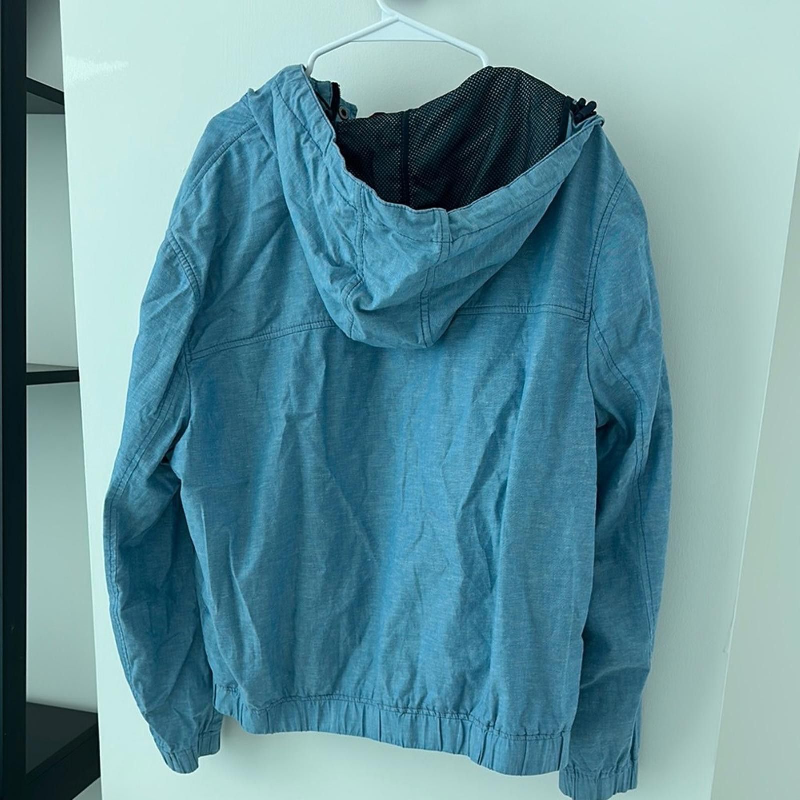 Tommy Hilfiger Tommy Hilfiger Blue Lightweight Shirt Jacket Size US XL / EU 56 / 4 - 6 Thumbnail