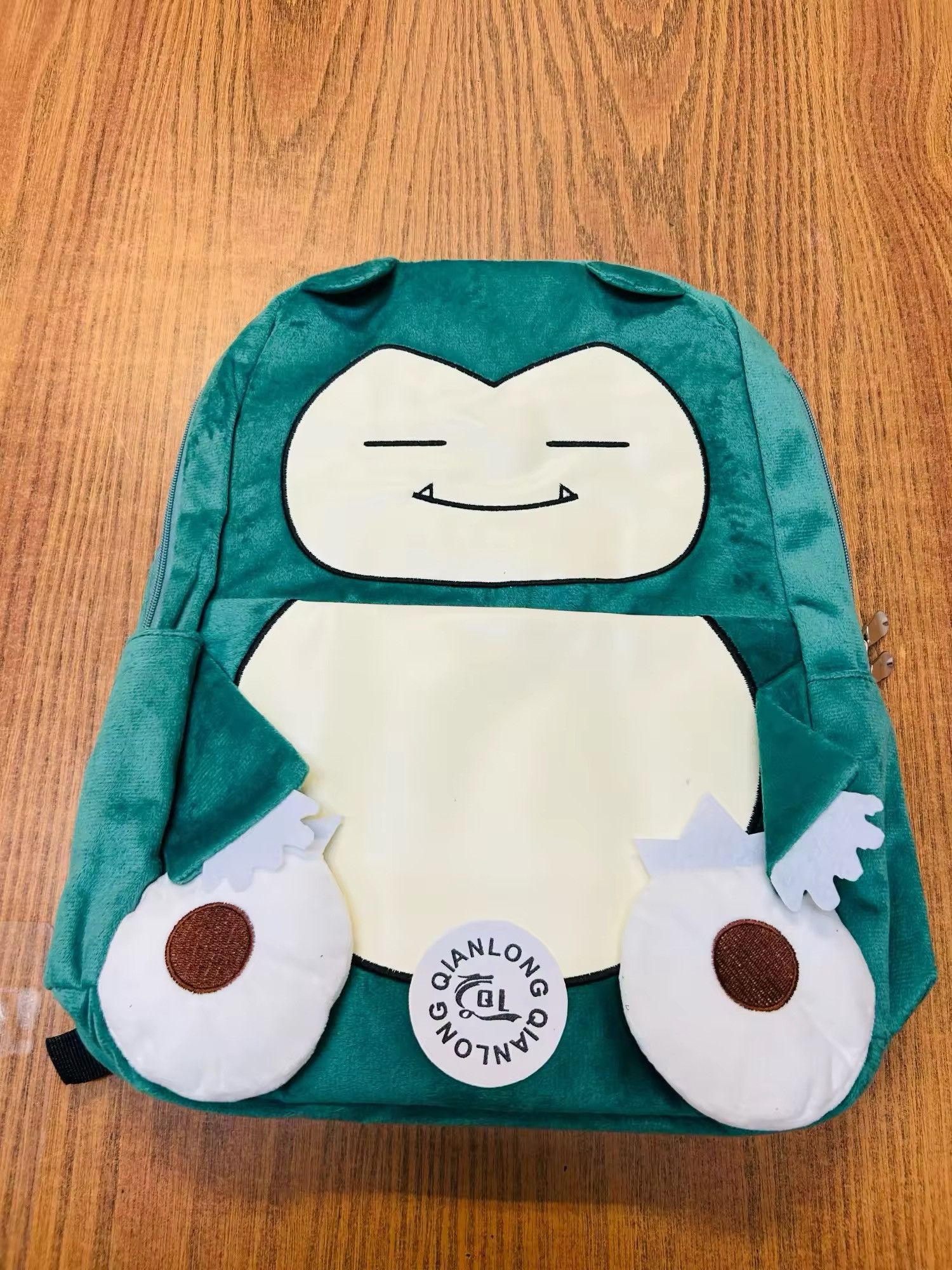 Japanese Brand Snorlax Green Plush Large Backpack Size ONE SIZE - 2 Thumbnail