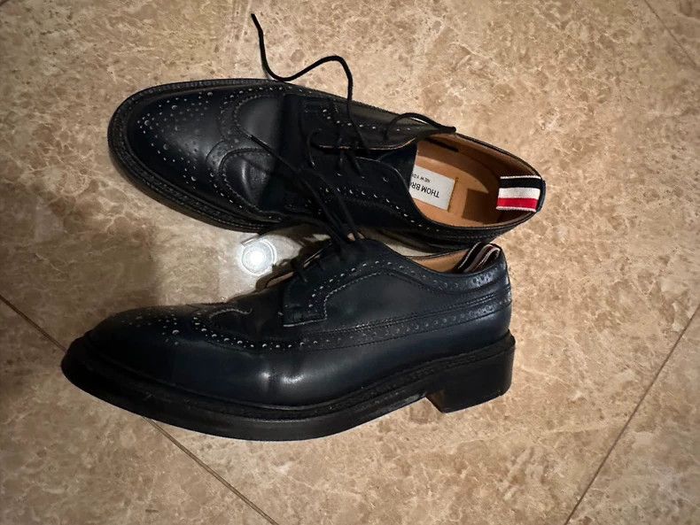 Thom Browne Thom Browne Classic brocade leather shoes Size US 8 / EU 41 - 1 Thumbnail