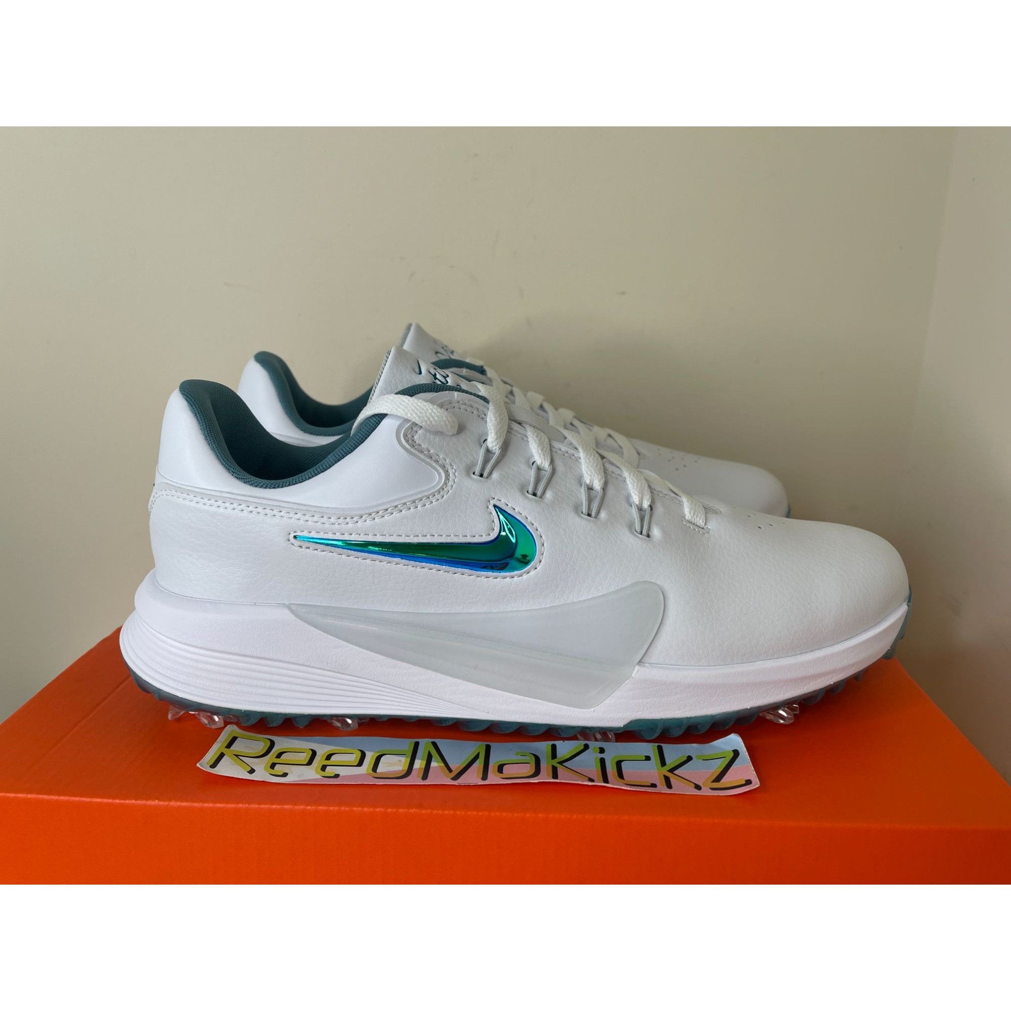 Nike Nike Victory Pro 4 Golf White Blue Iridescent Mens 7us Size US 7 / EU 40 - 4 Thumbnail