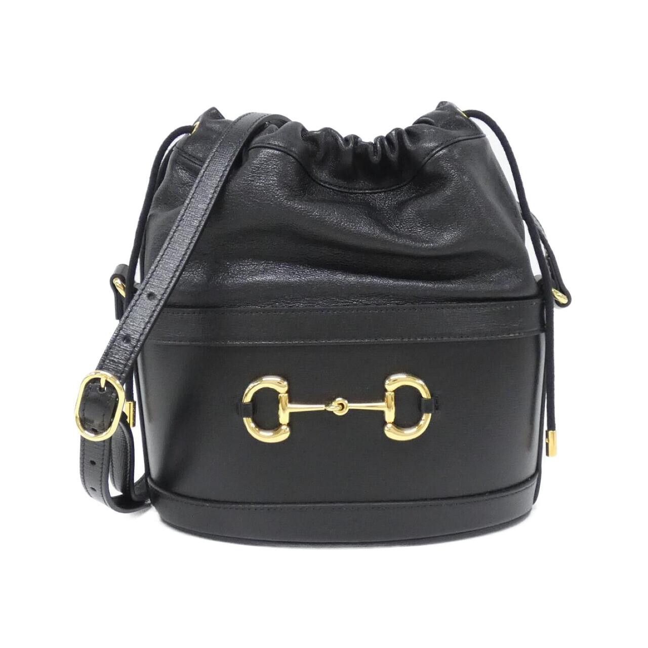 Gucci Gucci Gucci HORSEBIT 1955 Leather Shoulder Bag Leather Shoulder Bag 602118 1DBLG DUTY FREE for USA Size ONE SIZE - 1 Thumbnail
