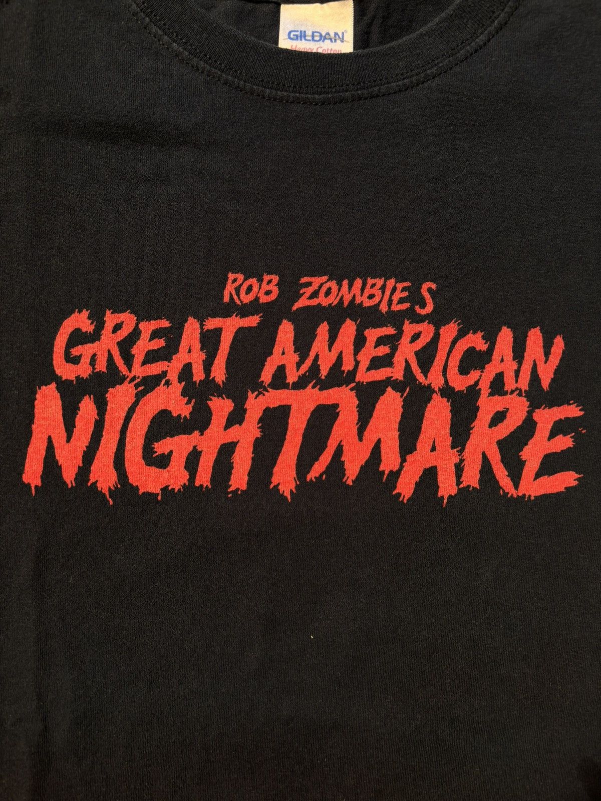 Gildan Vtg Rob Zombie Great American Nightmare Music Festival Tour Size US XL / EU 56 / 4 - 2 Thumbnail