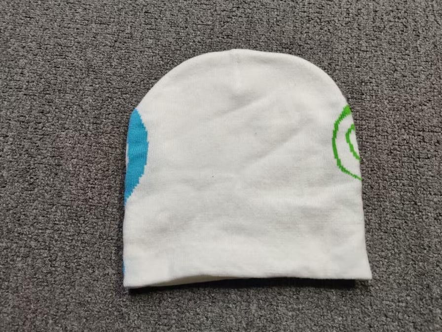 Cartoon Network Question Mark Graphic Scull Cap No Cuff Beanie Hat White Size ONE SIZE - 2 Thumbnail