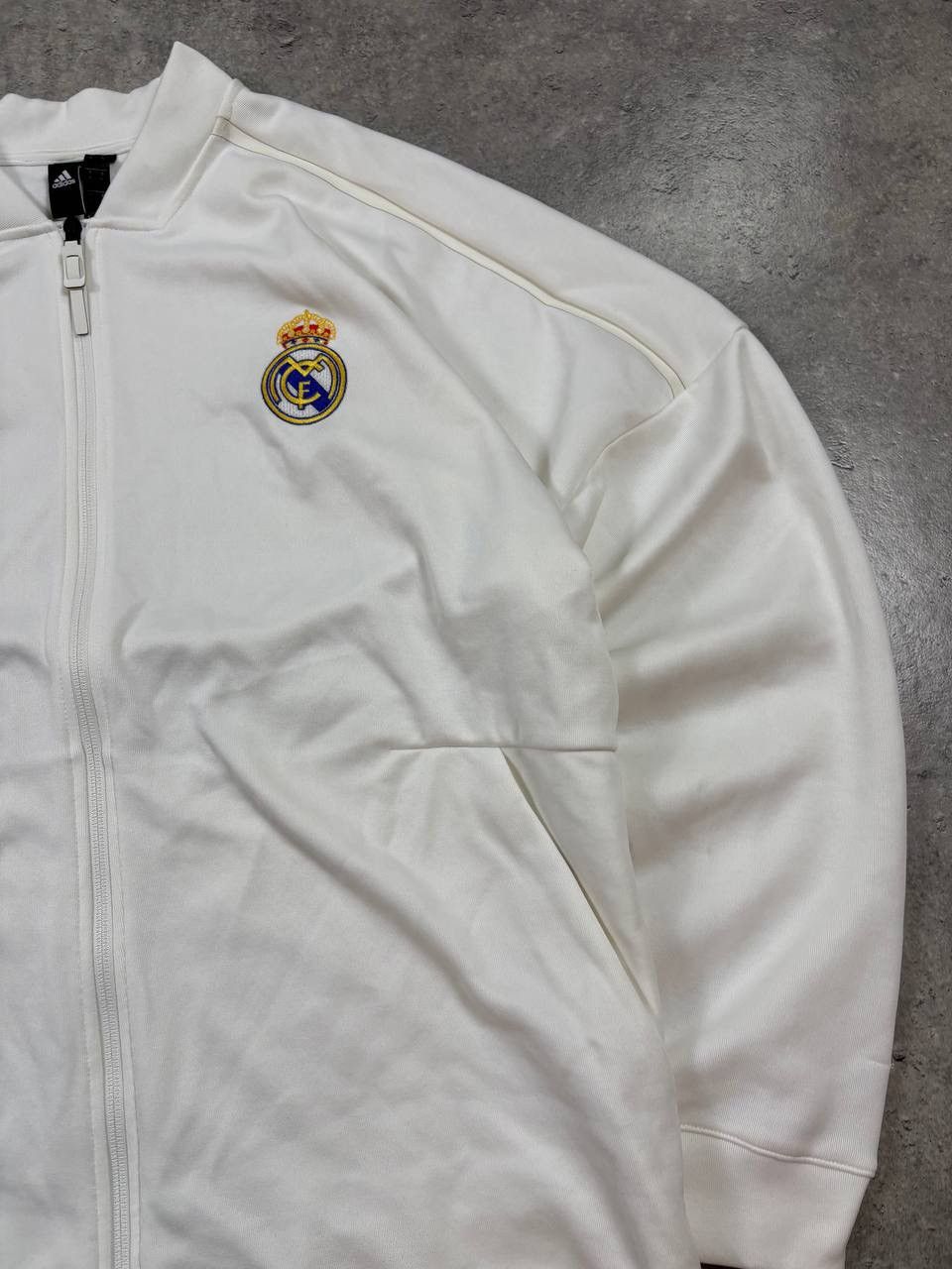 Adidas Vintage Adidas Real Madrid Football Zip 2 Up Hoodie Y2K Rare Size US XL / EU 56 / 4 - 10 Thumbnail
