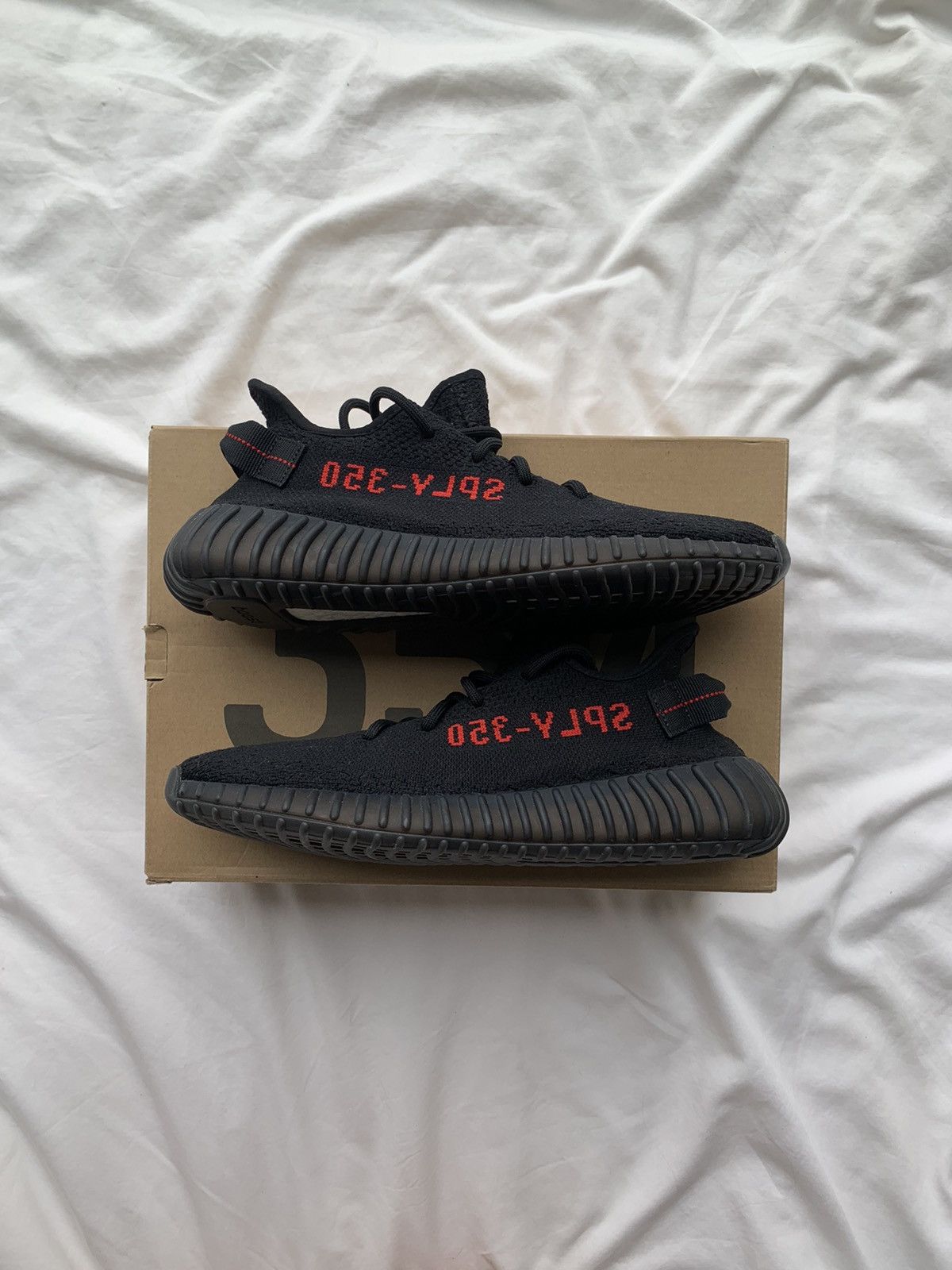 Adidas × Yeezy Adidas Yeezy Boost 350 V2 Bred - US9 Size US 9 / EU 42 - 2 Thumbnail