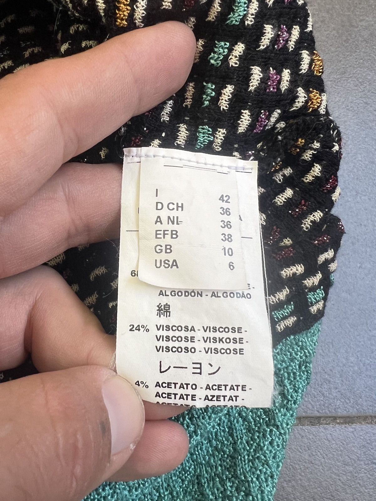 Missoni × Vintage Missoni mini knit dress Size M / US 6-8 / IT 42-44 - 7 Thumbnail