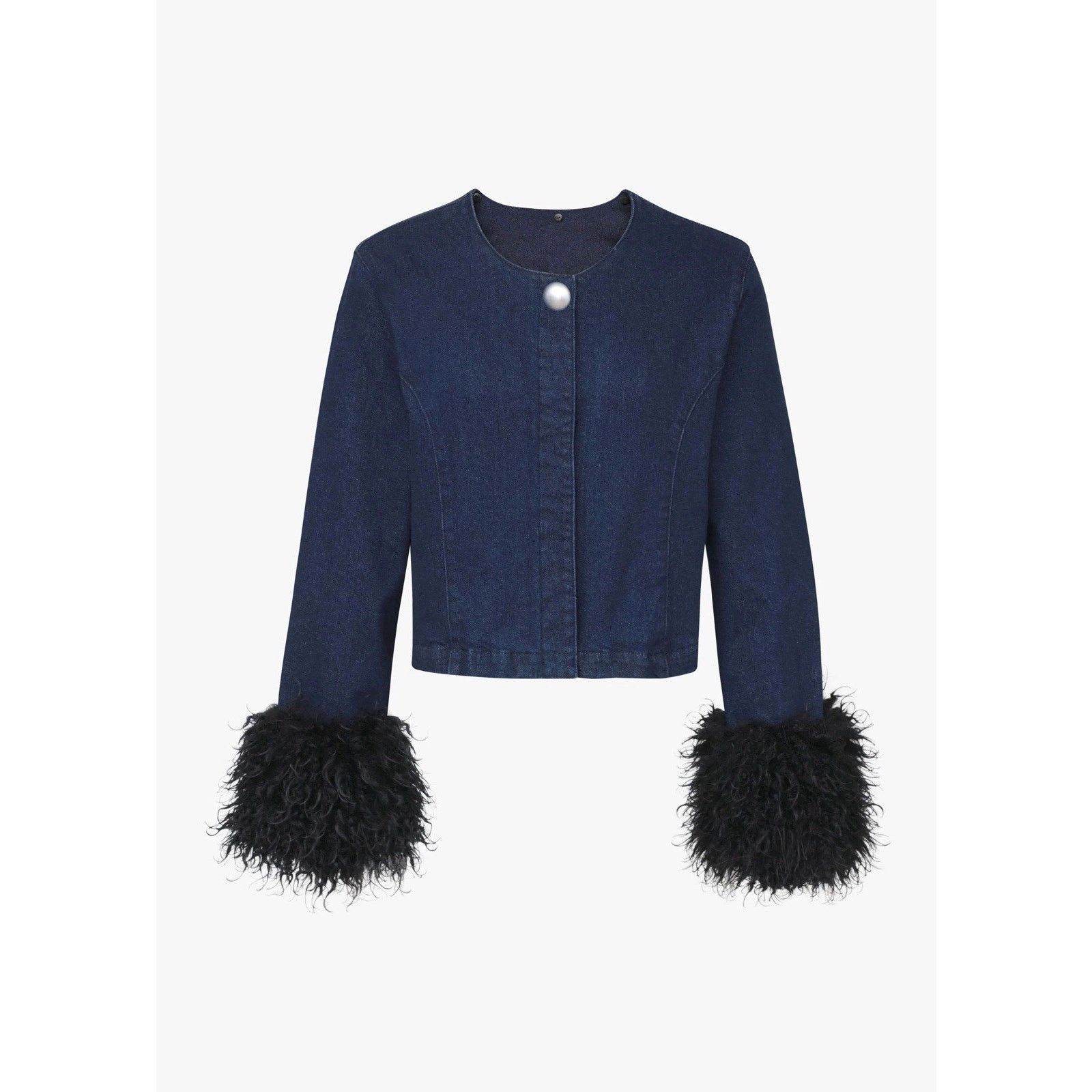 Other Tt Studios KIMMY JACKET PLUS Denim Fur Cuffs L Size L / US 10 / IT 46 - 1 Thumbnail