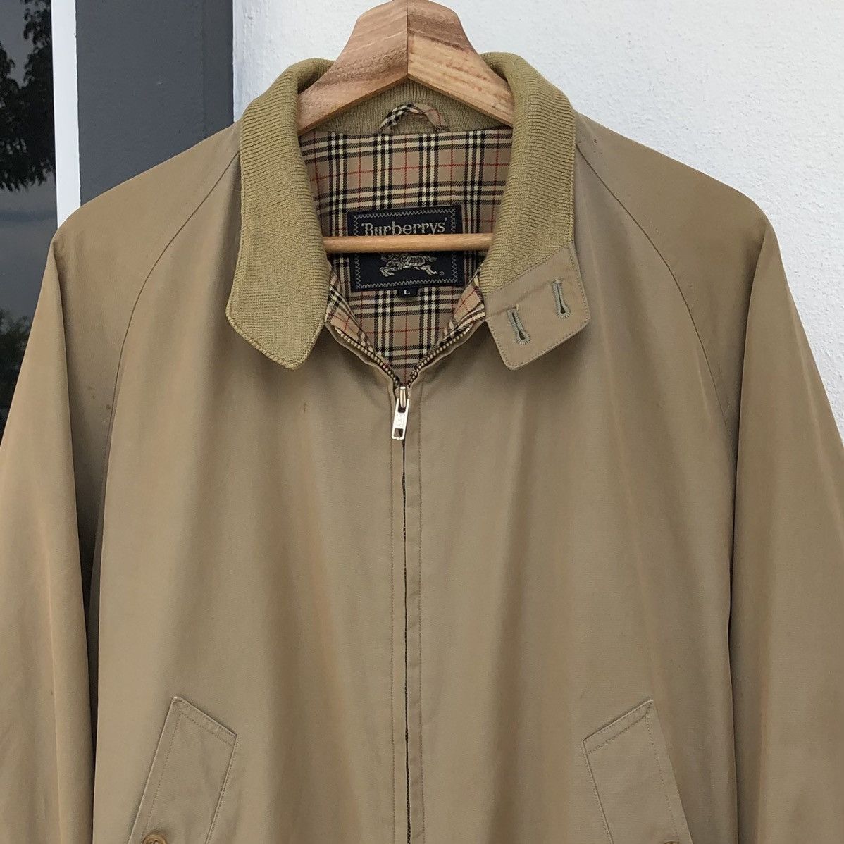 Burberry Vintage Burberrys Prorsum Lined Novacheck Bomber Jacket Size US M / EU 48-50 / 2 - 3 Thumbnail