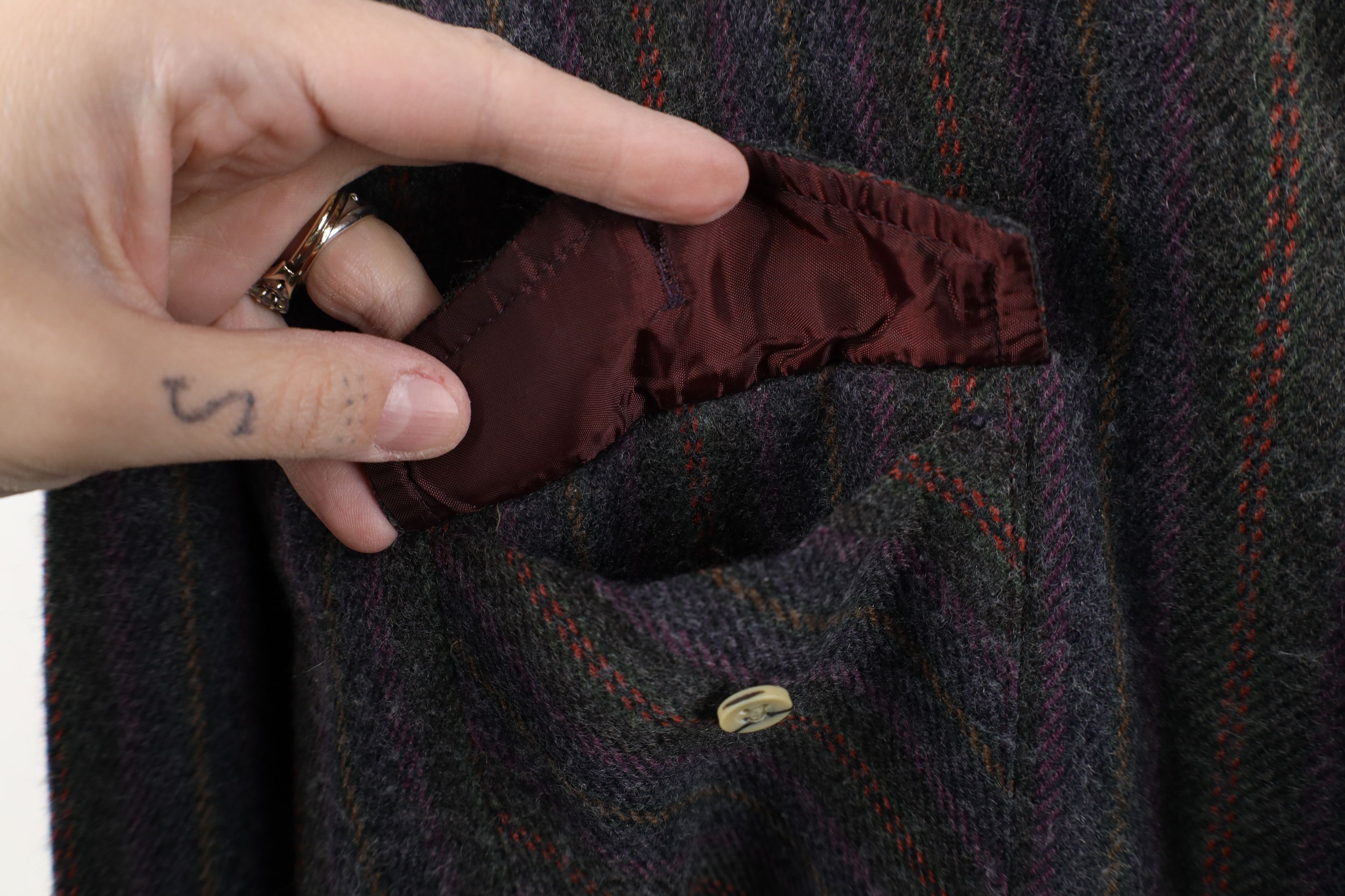 Vintage Vintage 80s 90s Streetwear Flannel Knit Striped Button Shirt Size US XXL / EU 58 / 5 - 5 Thumbnail
