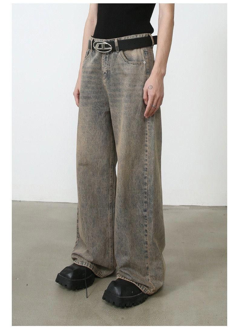 Jean Faded Gray Flared Denim Jeans, Stack Jeans Size US 30 / EU 46 - 3 Thumbnail