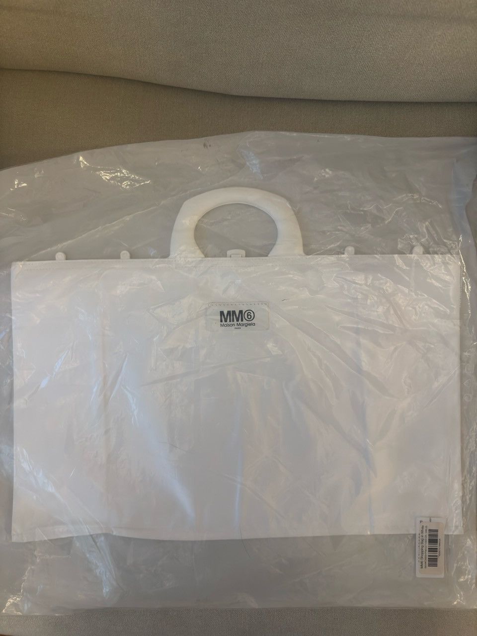 Maison Margiela MAISON MARGIELA MM6 PVC Shopping Tote Handbag Size ONE SIZE - 3 Thumbnail