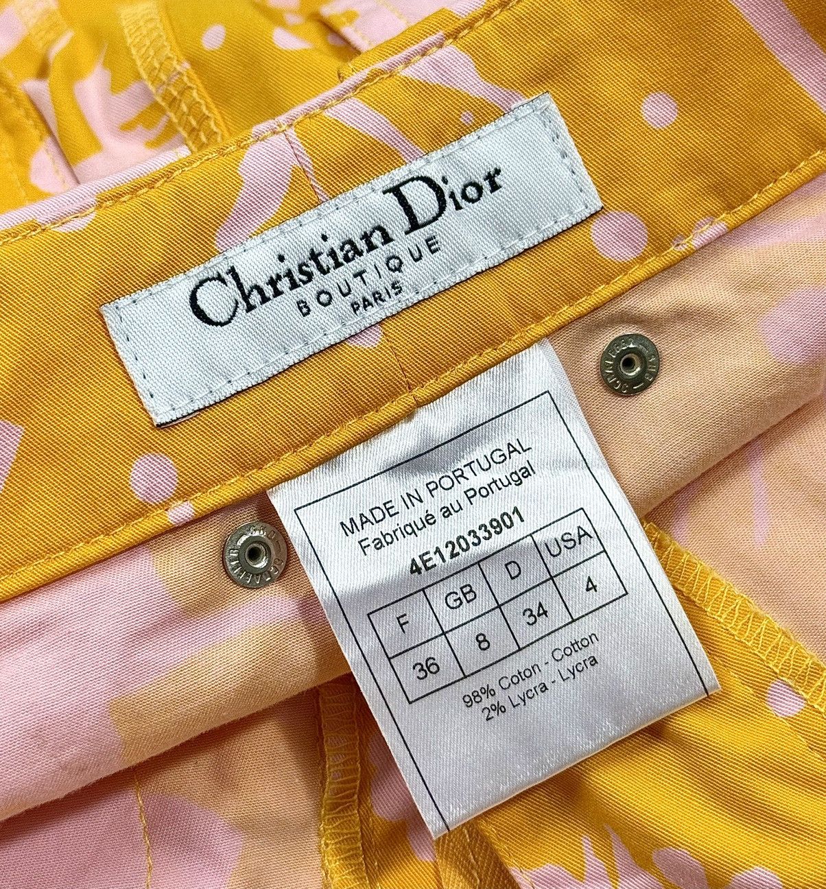 Dior Dior - John Galliano - SS/04 - Surf Chick - Mini Skirt Size 27" / US 4 / IT 40 - 17 Thumbnail