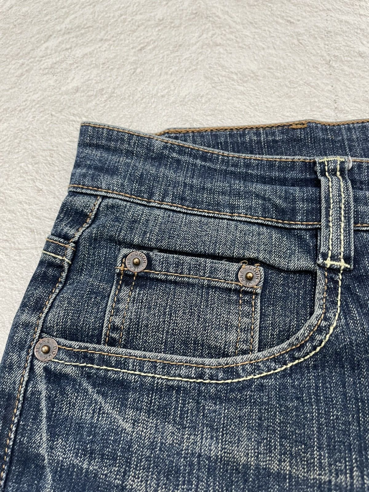 If Six Was Nine 2000s Jeans Washed Fading Denim Y2K Size US 32 / EU 48 - 4 Thumbnail