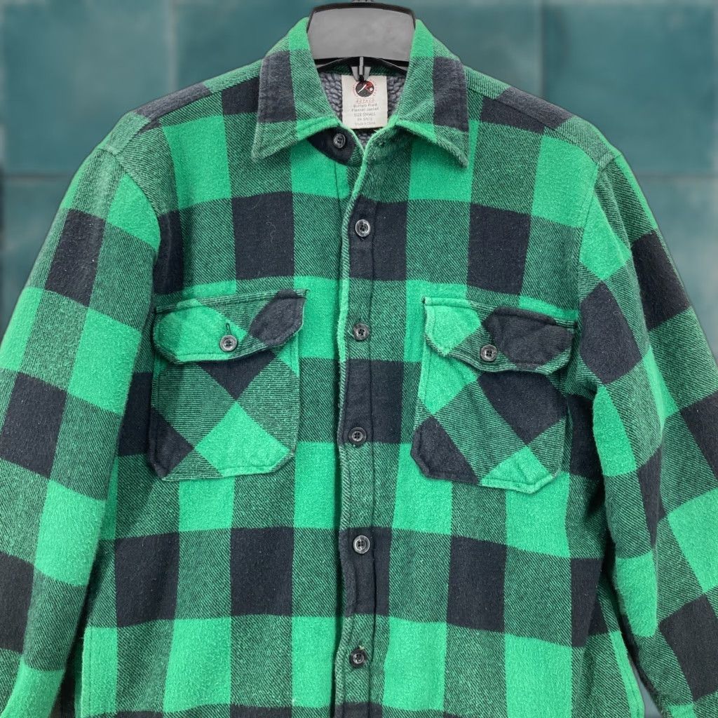Rothco Rothco Buffalo Plaid Flannel Shirt Jacket Shacket Mens Small Green Size US S / EU 44-46 / 1 - 1 Thumbnail