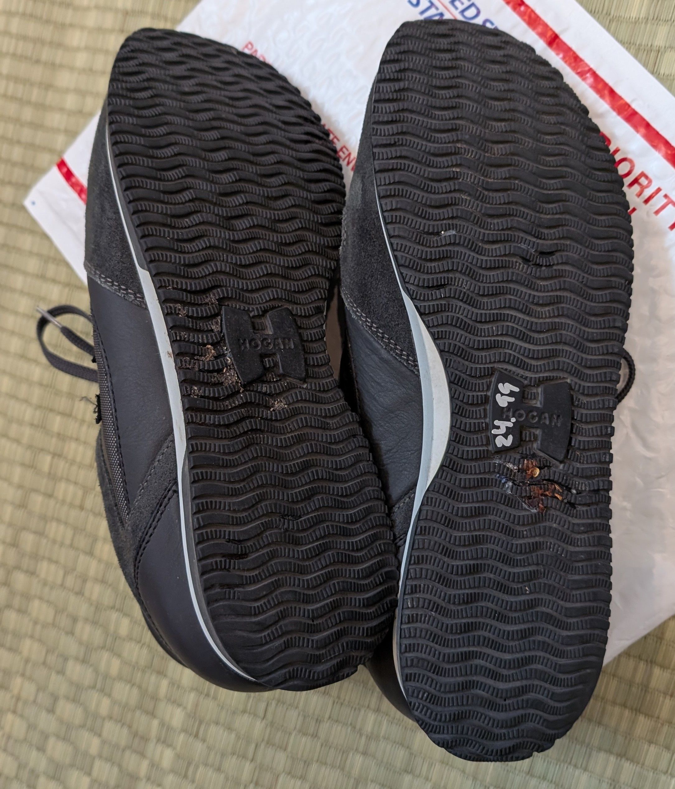 Hogan Hogan H198 Low Top Sneakers Leather Men's Size 9.5 (US 11) Size US 11 / EU 44 - 8 Thumbnail