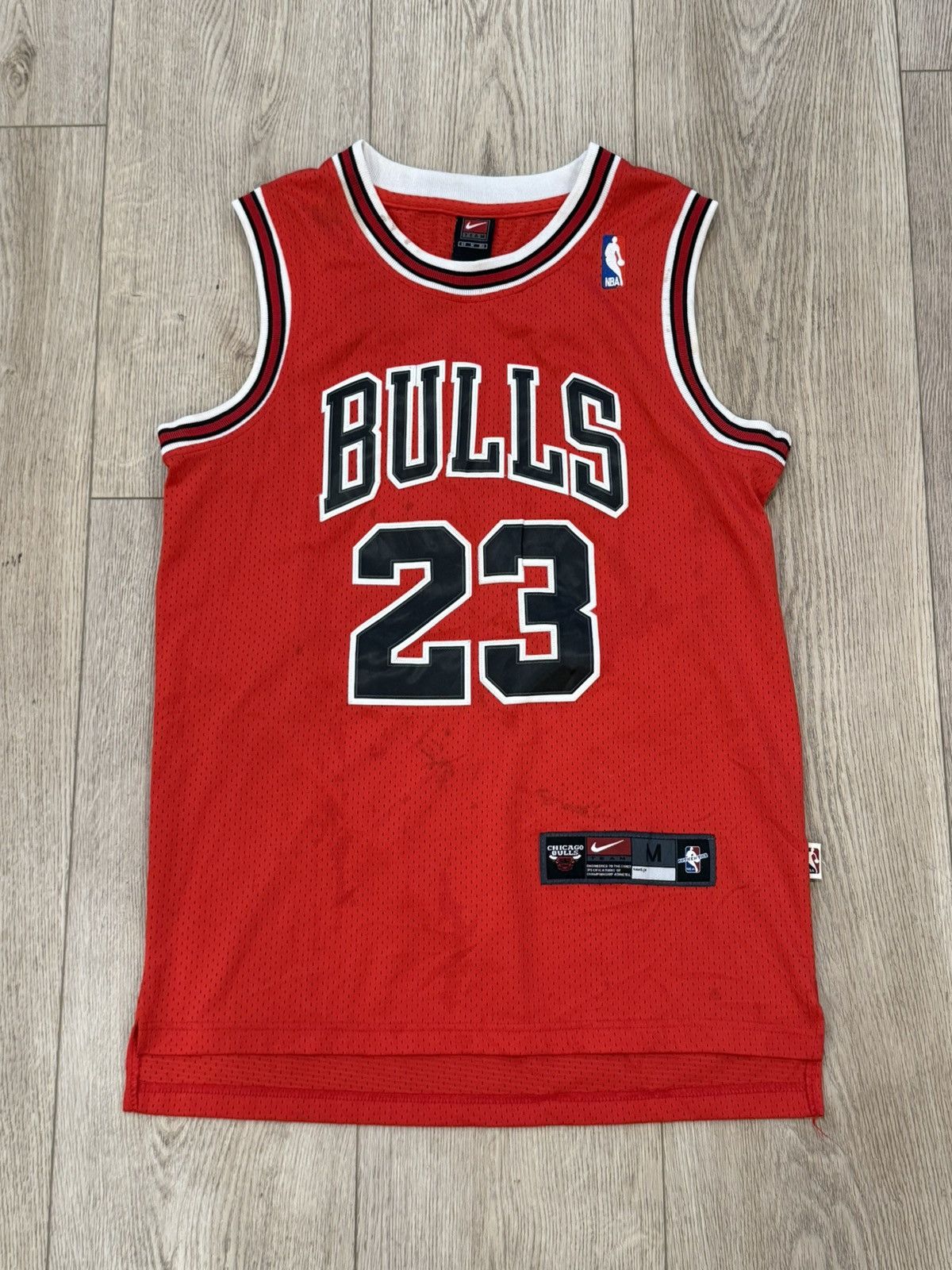 Nike Vintage 90s Nike Chicago Bulls Michael Jordan Jersey Away Size US M / EU 48-50 / 2 - 1 Thumbnail