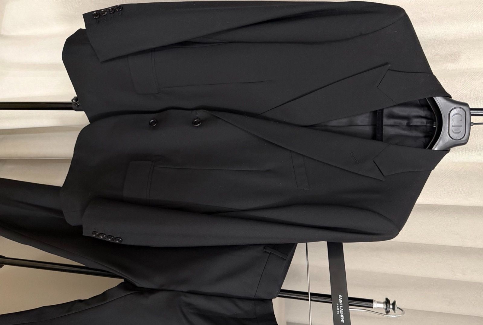 Dior Dior SS22 Black Single-Breasted Suit Jacket,Pants Kim Jones Size 48S - 1 Thumbnail