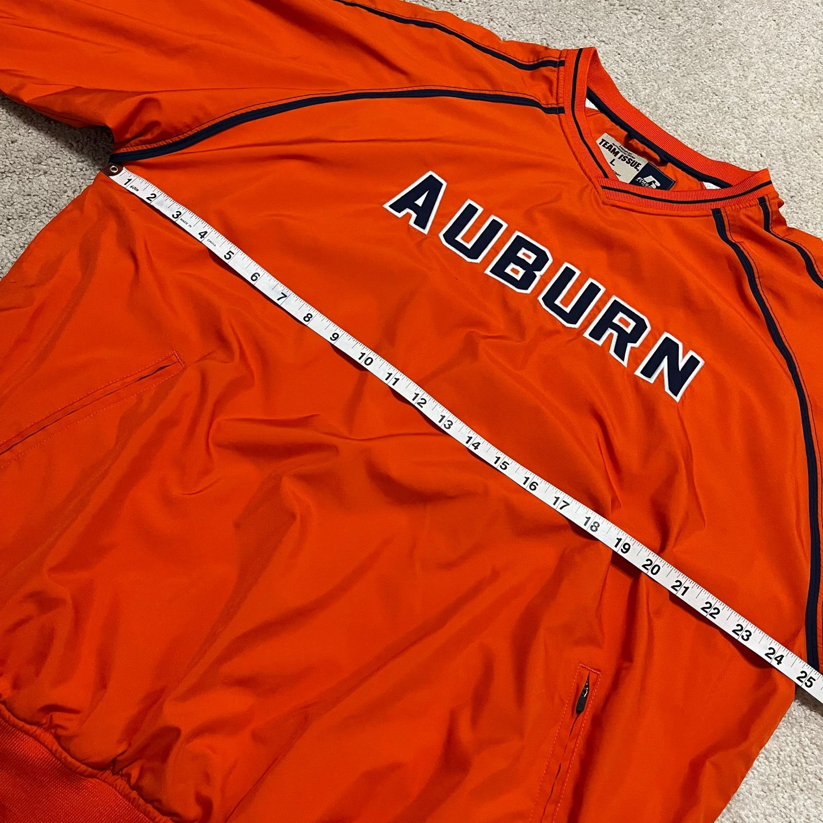 Russell Athletic Russell Athletics Auburn Tigers Orange Windbreaker Jacket L Size US L / EU 52-54 / 3 - 5 Thumbnail