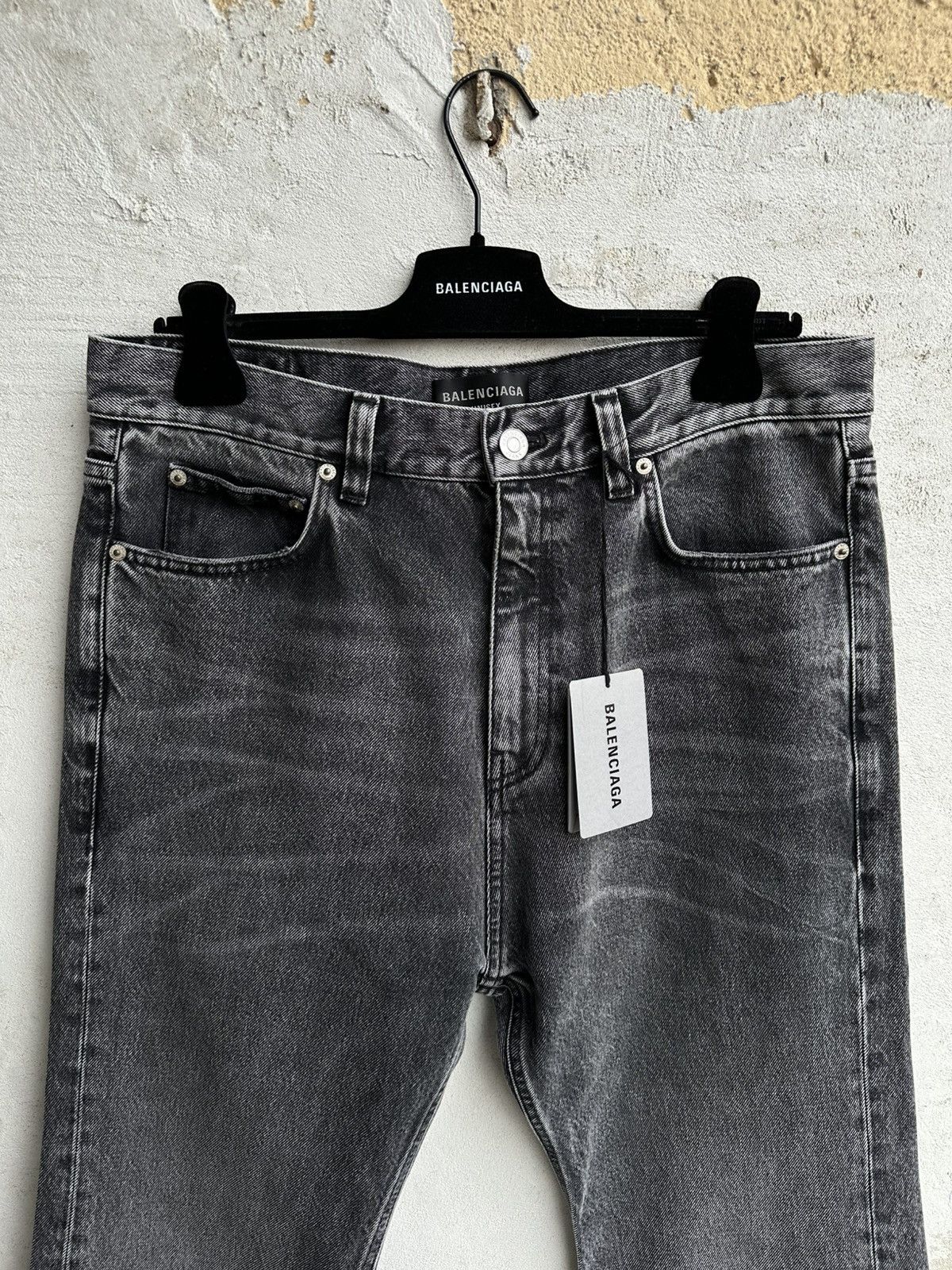 Balenciaga [S] Fall22 The Lost Tape Gray flared jeans Size US 33 - 3 Thumbnail
