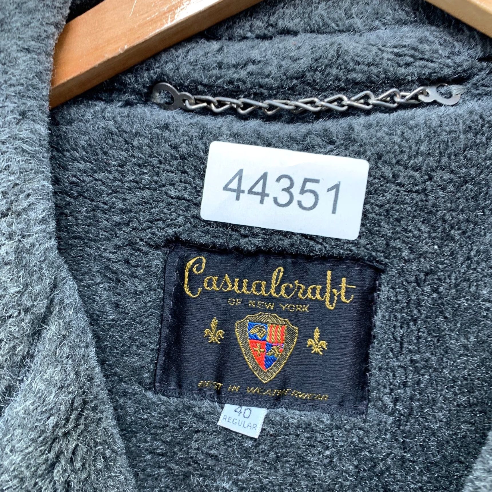 Vintage VINTAGE Casualcraft Wool Button Overcoat Mens Size 40 Gray Winter Heavyweight Coat USA Wool Tweed Long Coat Men 40 Mens Size US XXS / EU 40 - 5 Thumbnail