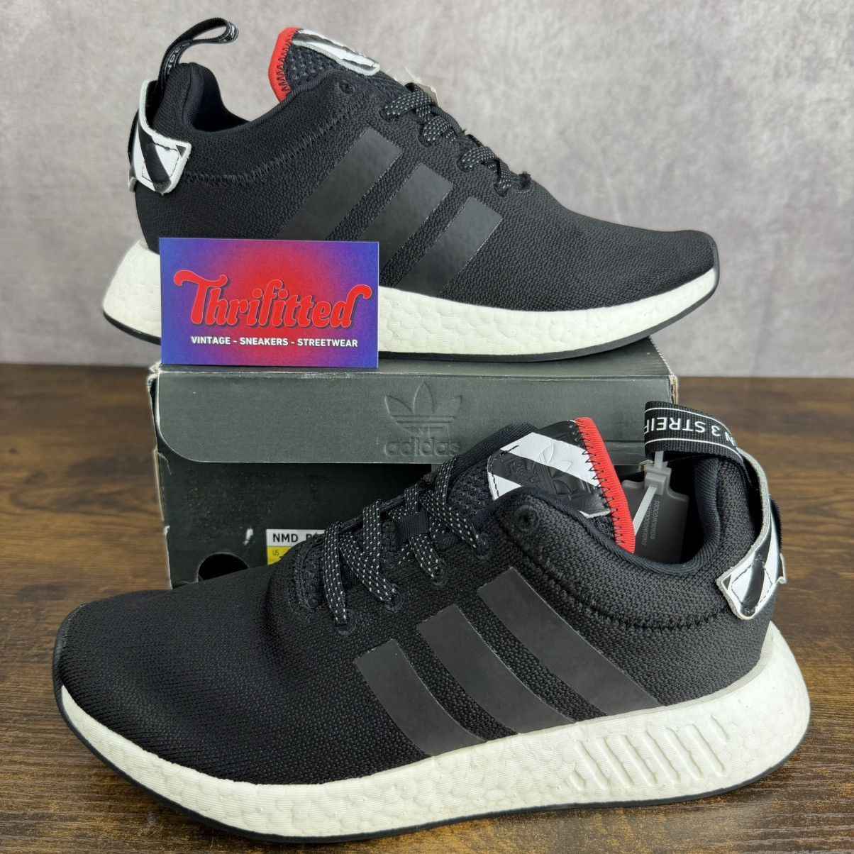 Adidas NEW Adidas NMD_R2 Tokyo Black White Size 7.5 / 8.5W BY2325 Size US 7.5 / EU 40-41 - 1 Thumbnail