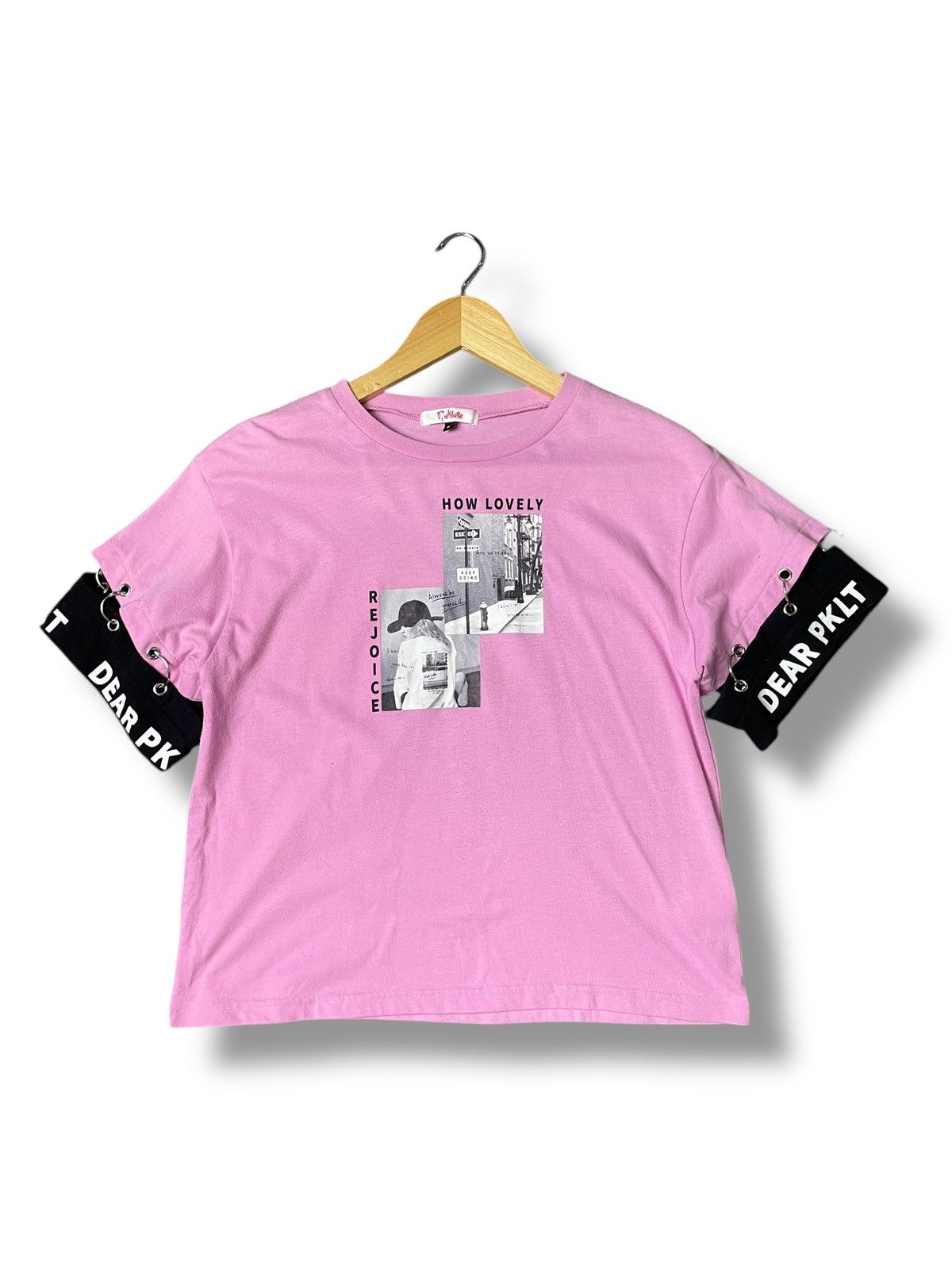 Japanese Brand × Vintage PINK LATTE Japanese Brand Short Sleeve Shirt (80) Size S / US 4 / IT 40 - 1 Thumbnail