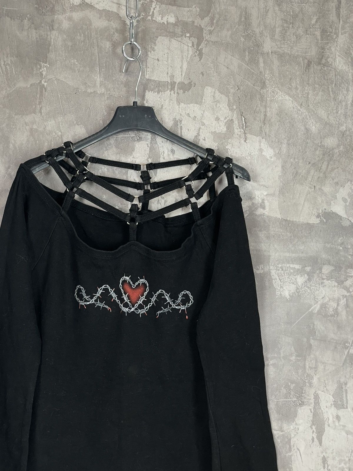 Affliction × Ed Hardy × Vintage Crazy Y2K Opium Affliction style Thermal LongSleeve Size M / US 6-8 / IT 42-44 - 4 Thumbnail