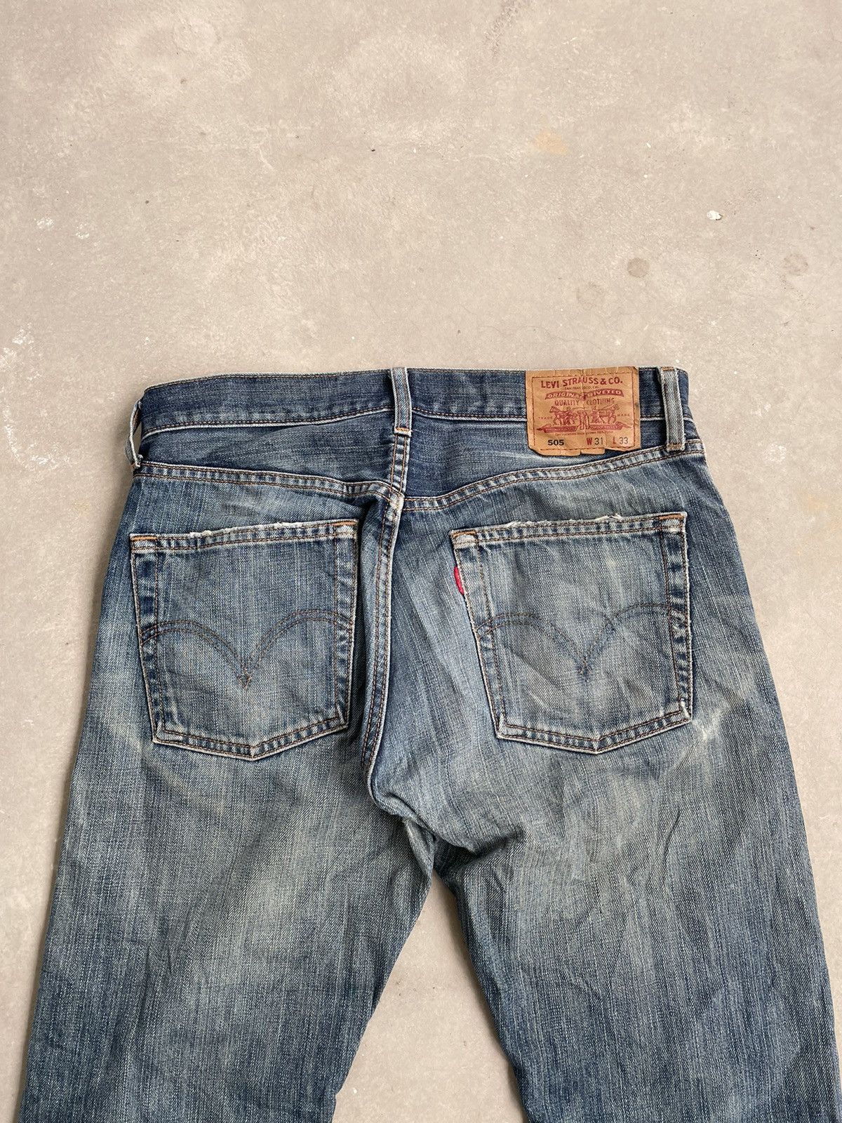 Levi's × Vintage Y2K LEVIS 505 MADE IN JAPAN WELL WORN Size US 31 - 12 Thumbnail