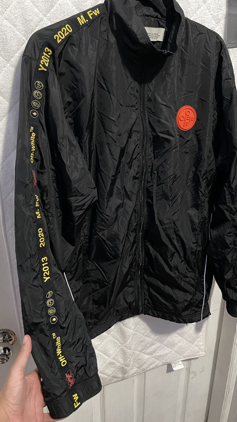 Off-White Off-White Nylon Track Jacket Size L Size US L / EU 52-54 / 3 - 2 Thumbnail