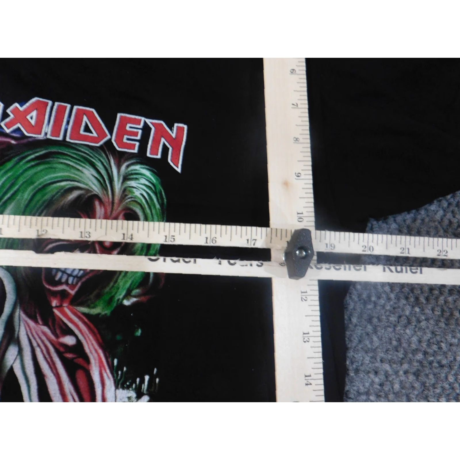 Vintage Iron Maiden Shirt Medium Mens Killers Black Graphic Skull Metal Rock Vintage T-Shirt Black Mens M Rock Size US M / EU 48-50 / 2 - 5 Thumbnail