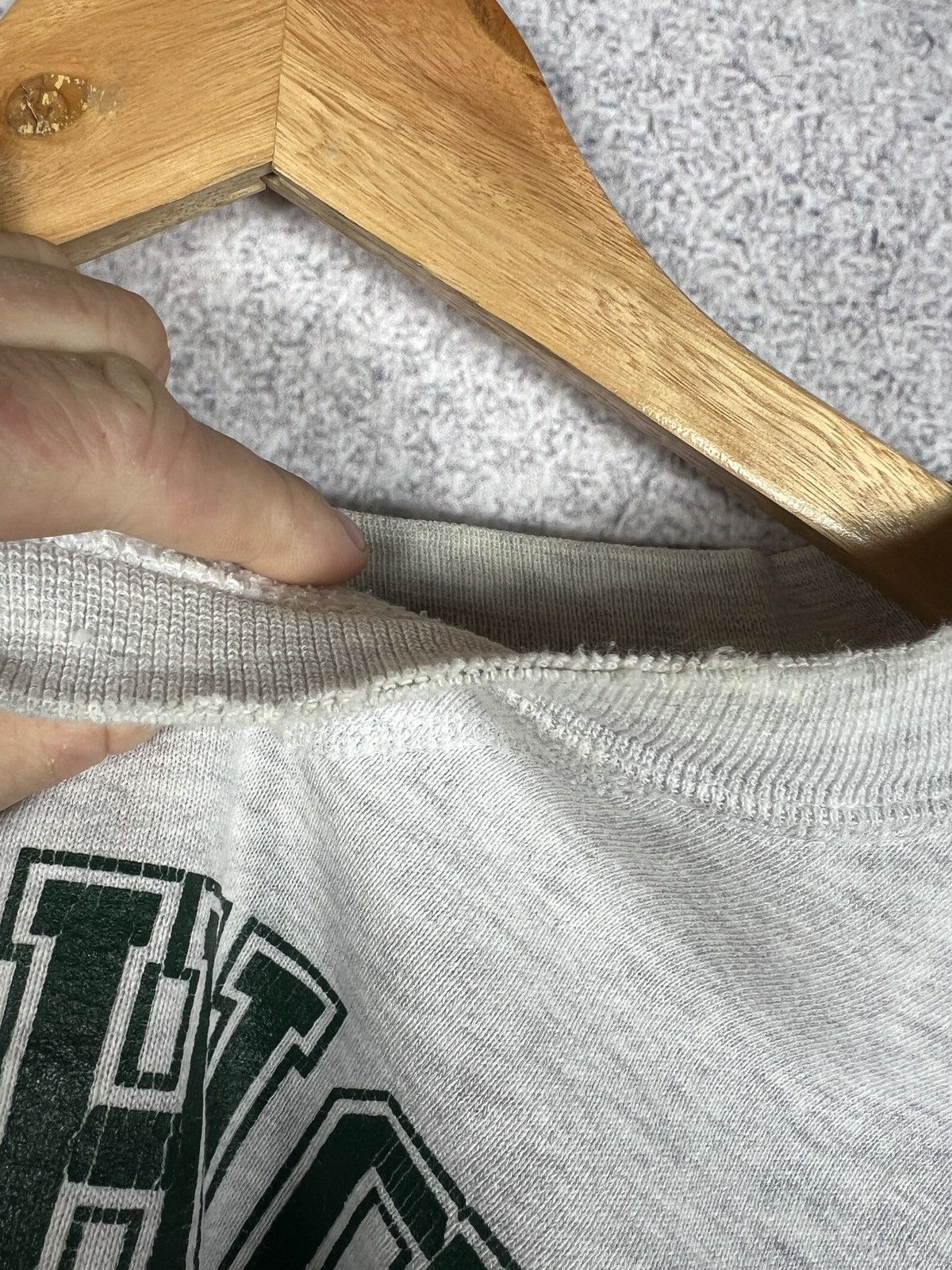 Russell Athletic Vintage 80s Russel Atlantic Michigan State University Hoodie Size US XL / EU 56 / 4 - 6 Thumbnail