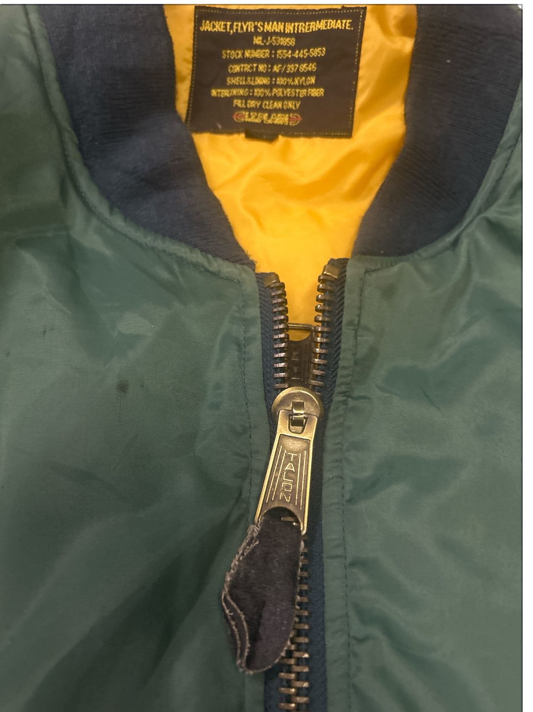 Vintage Ma1 Flight Jacket by ITPLAIN MA1 RIOT Size US M / EU 48-50 / 2 - 5 Thumbnail