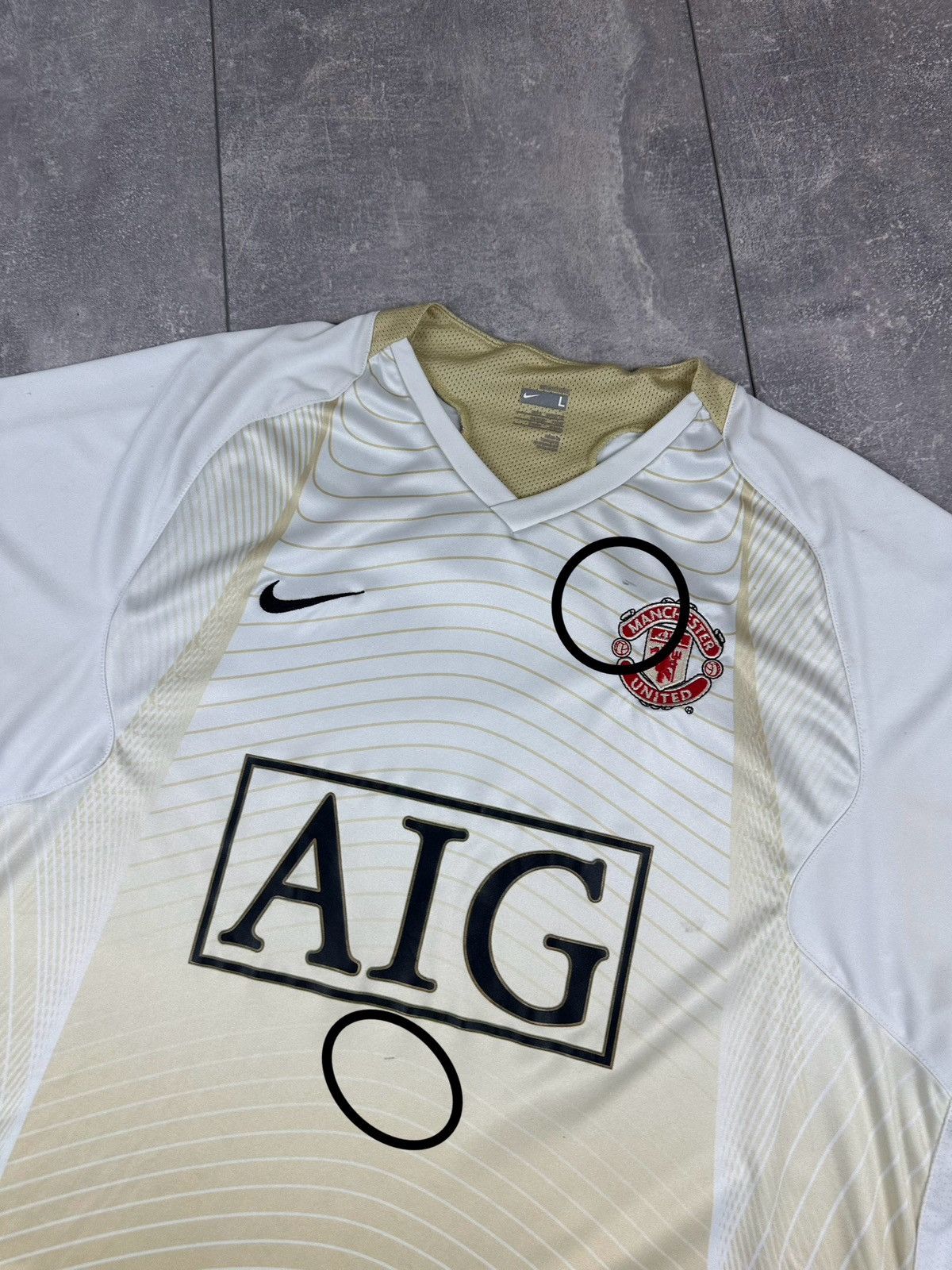 Nike Nike Manchester United 2007/08 Training Total 90 Jersey Size US L / EU 52-54 / 3 - 11 Thumbnail