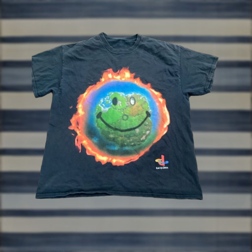 Vintage Cactus Jack X Fortnite The Scotts World Map T-Shirt Large Black Short Sleeve Mens Size US L / EU 52-54 / 3 - 1 Thumbnail